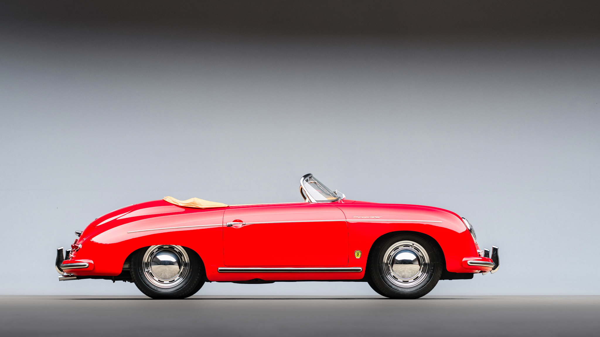 1956 Porsche 356 Speedster Convertible HD Wallpaper