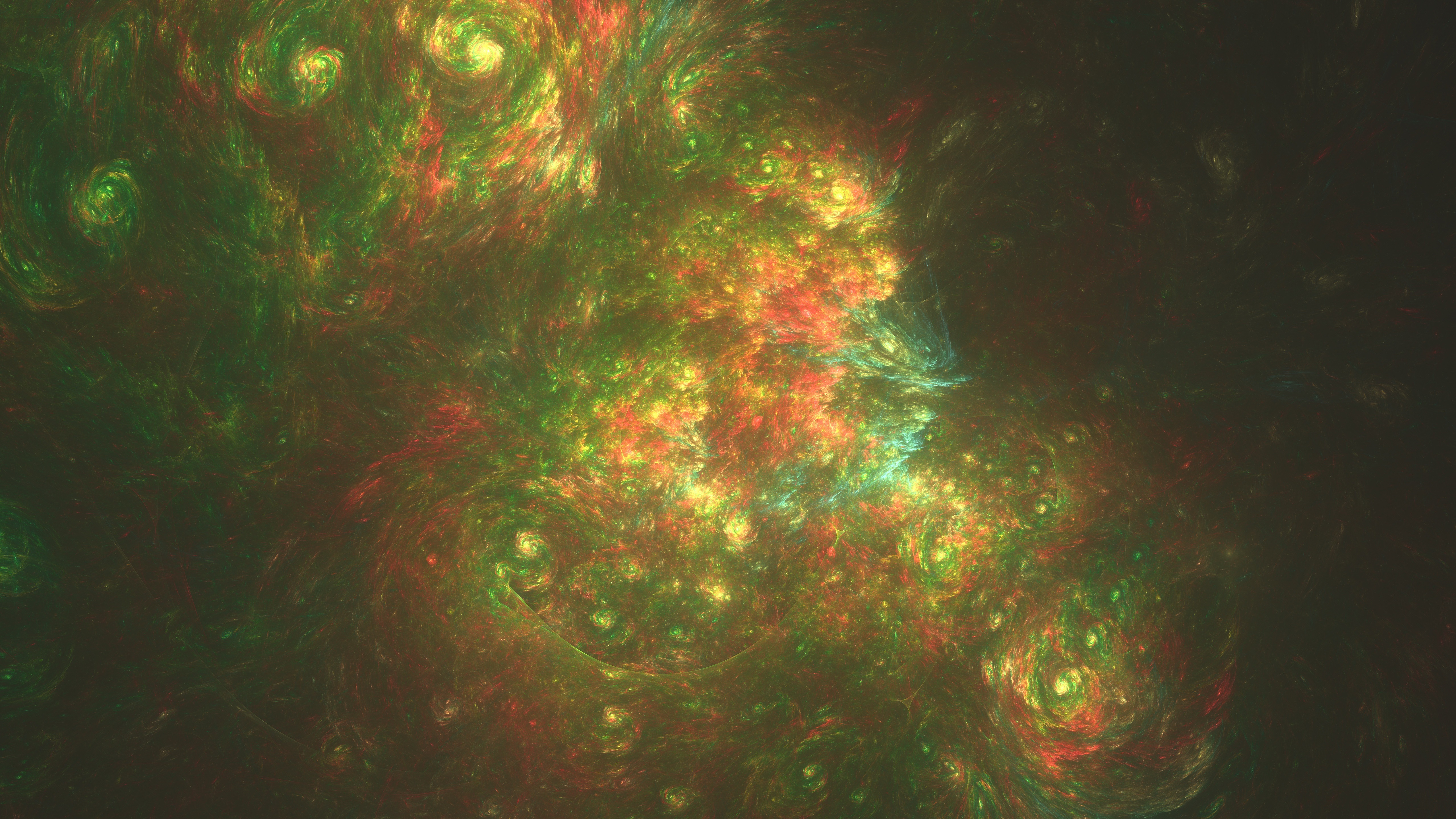 Abstract Colors 4K Artistic Fractal HD Wallpaper