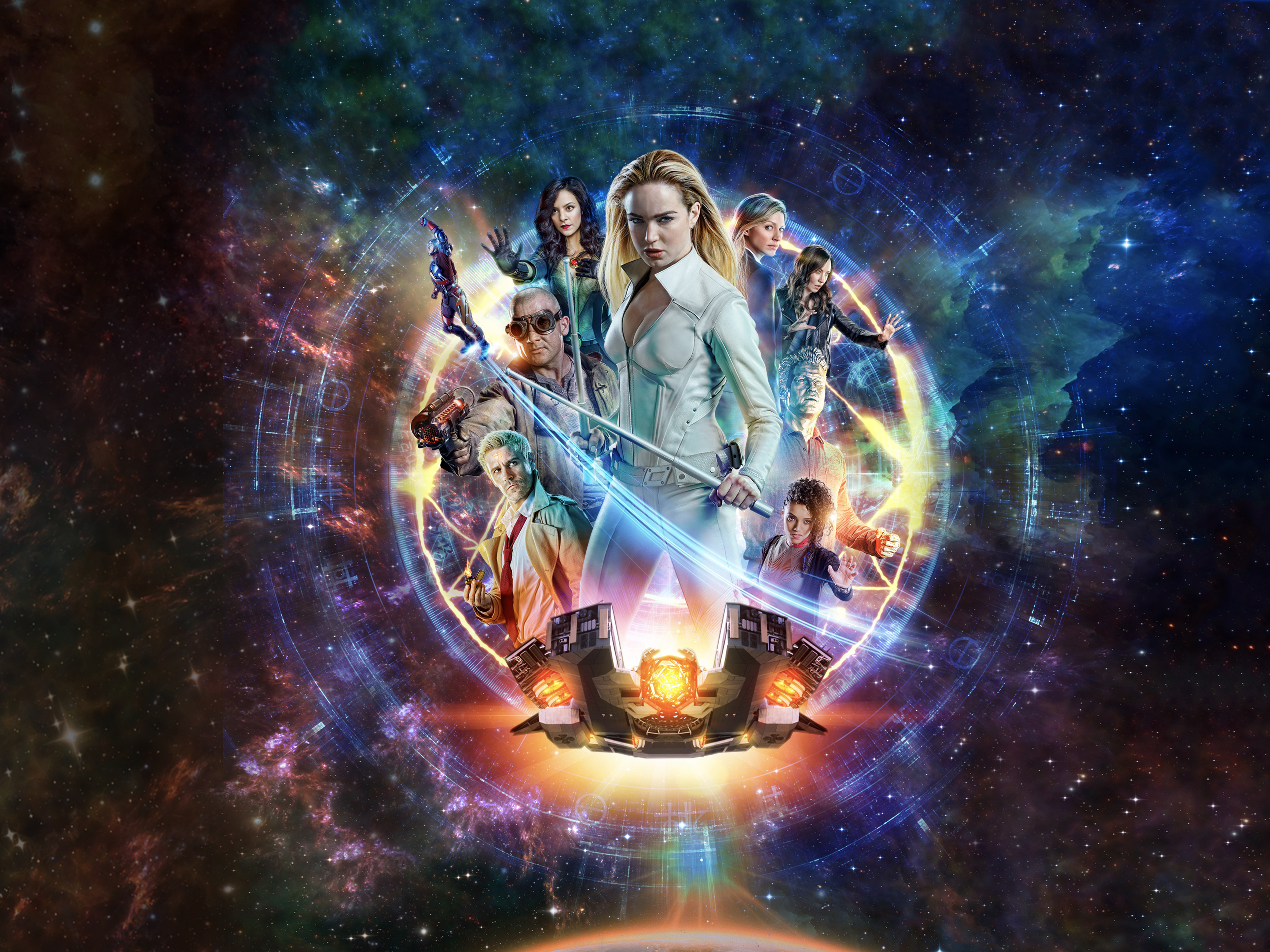 DC's Legends of Tomorrow Season 4 Poster HD Wallpaper