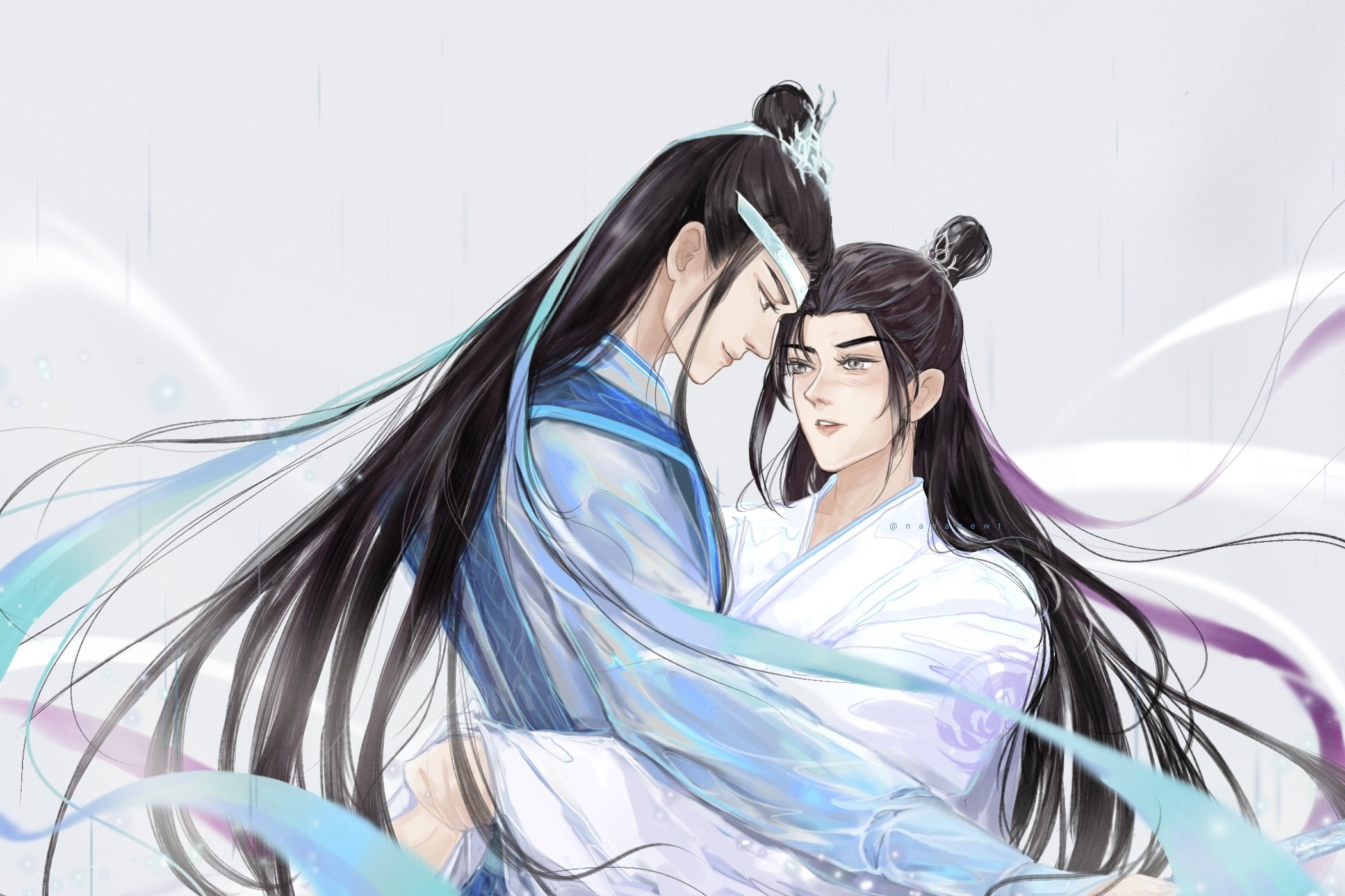 Lan Wangji and Wei Wuxian from Mo Dao Zu Shi HD Wallpaper