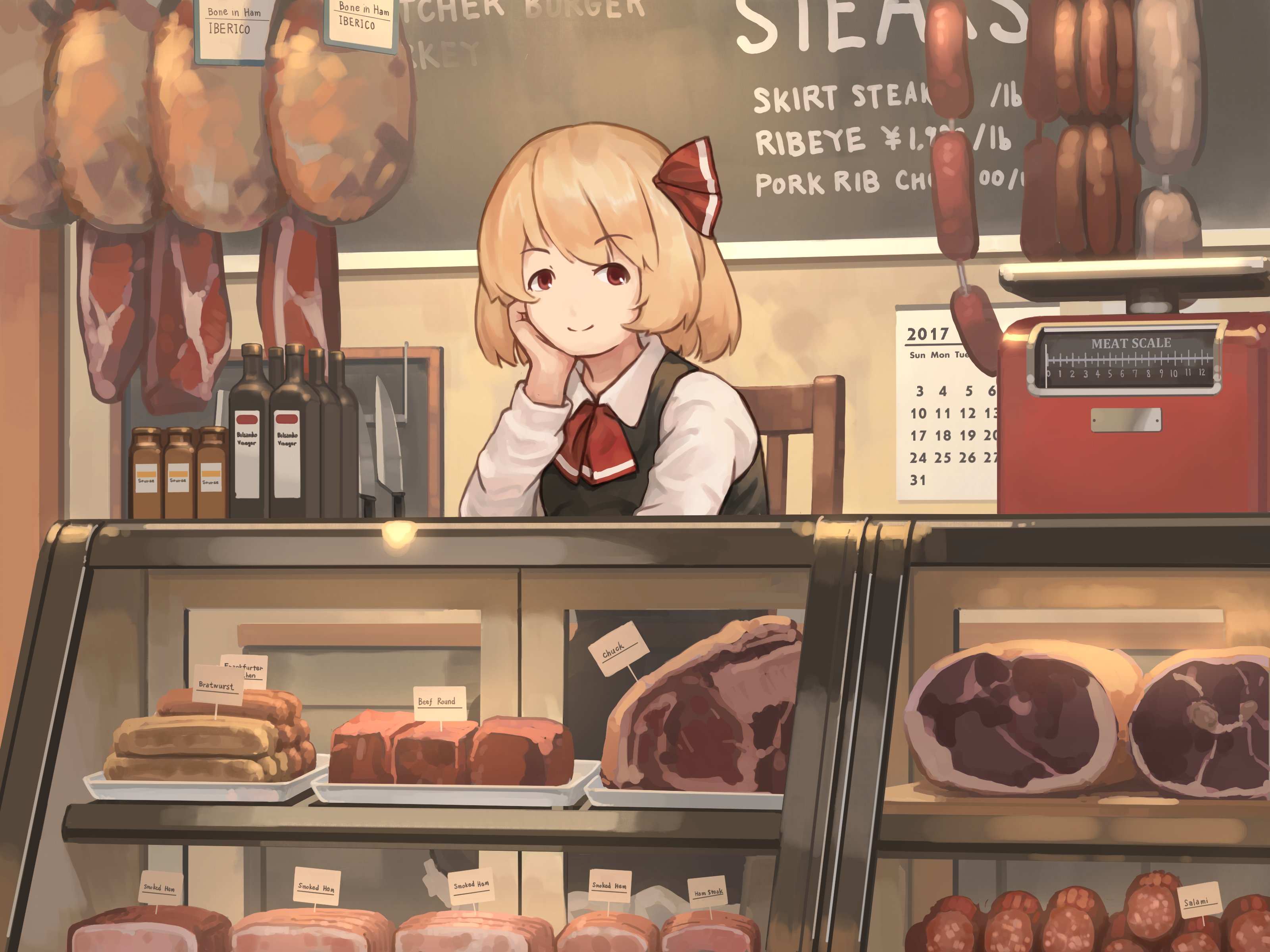 Rumia in a Butcher Shop HD Wallpaper