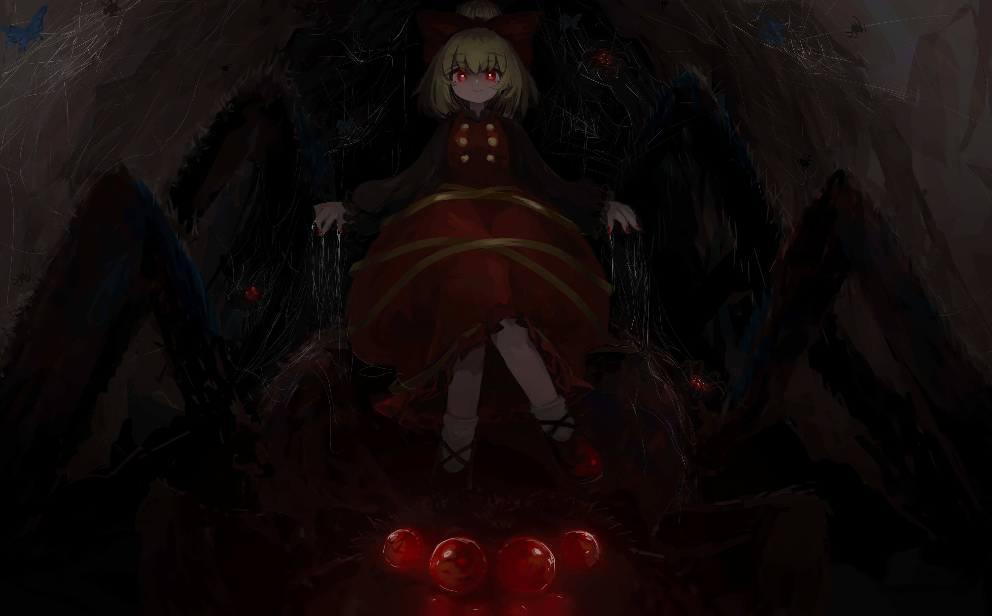 Yamame Kurodani from Touhou 4K HD Wallpaper