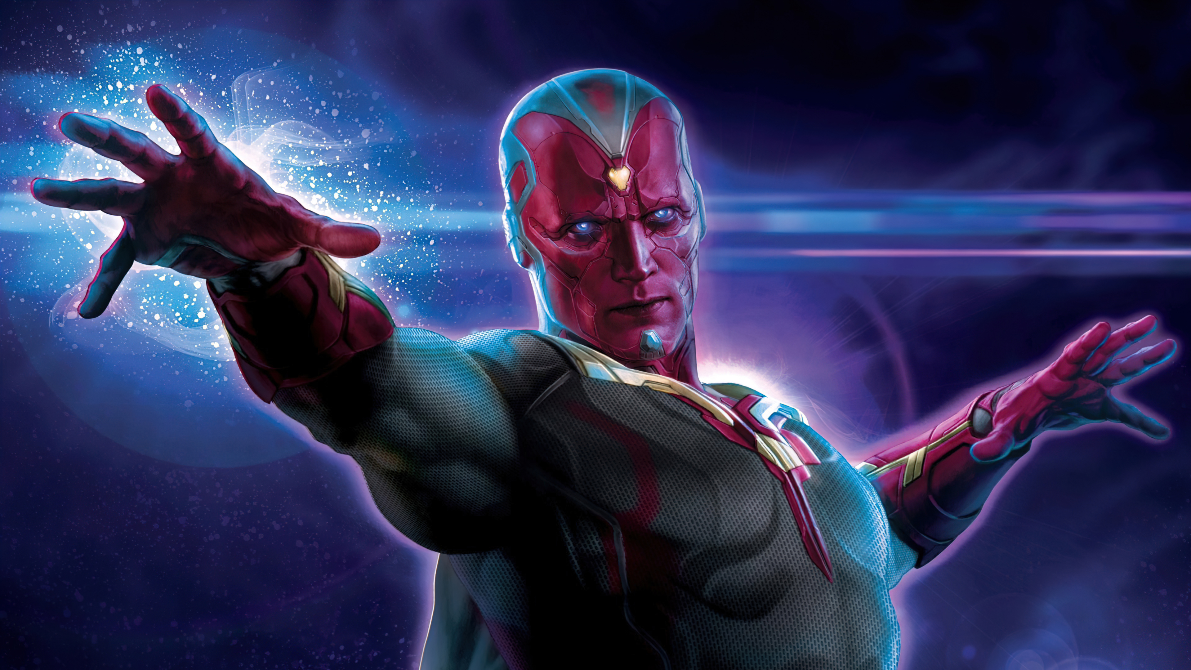 Vision from Marvel Comics 4K HD Wallpaper
