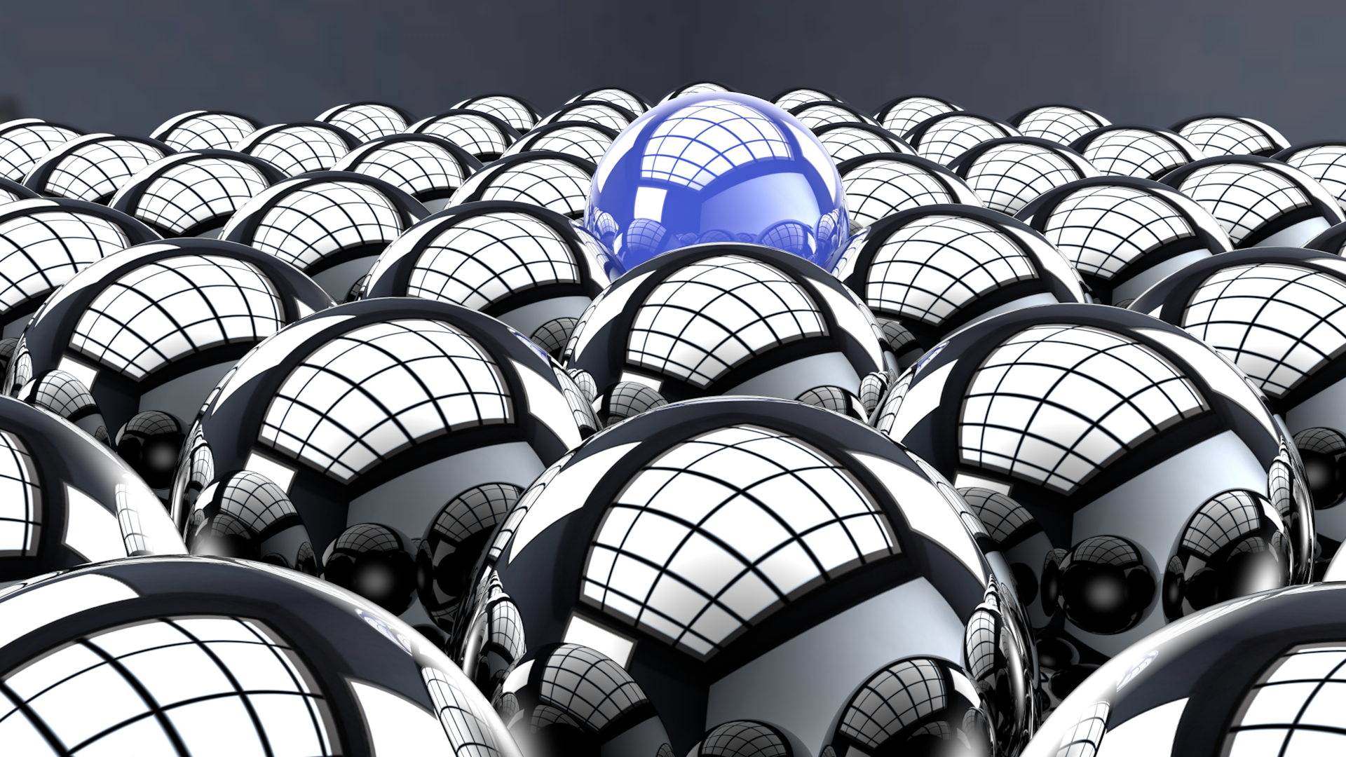 Abstract 3D CGI Digital Art of Balls HD Wallpaper