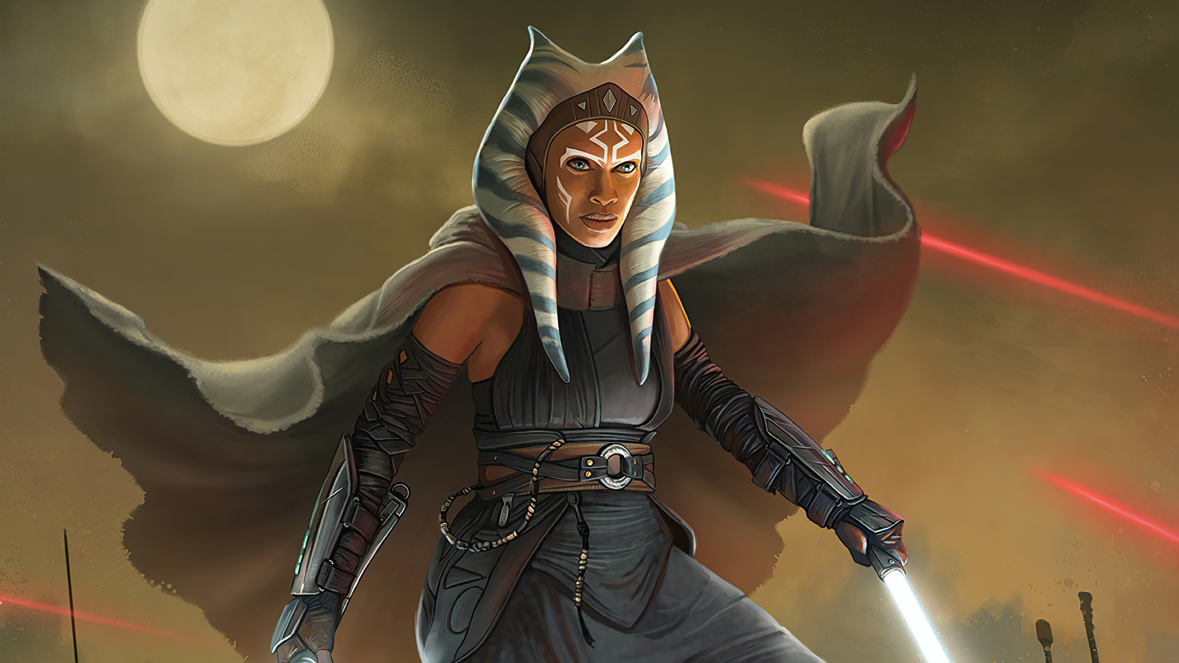 Ahsoka Tano 4K HD Wallpaper