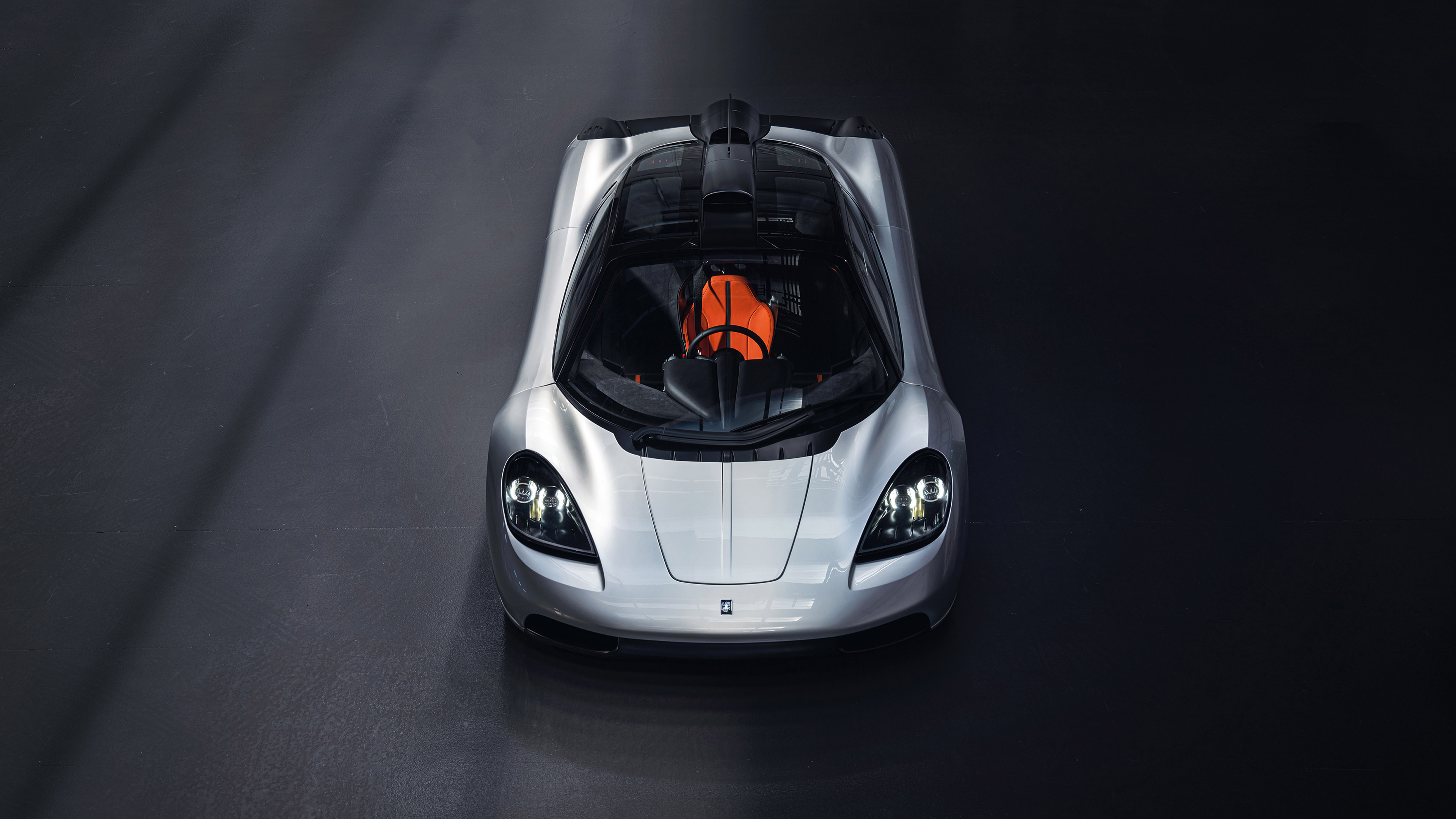 Gordon Murray T.50 Silver Sports Car HD Wallpaper