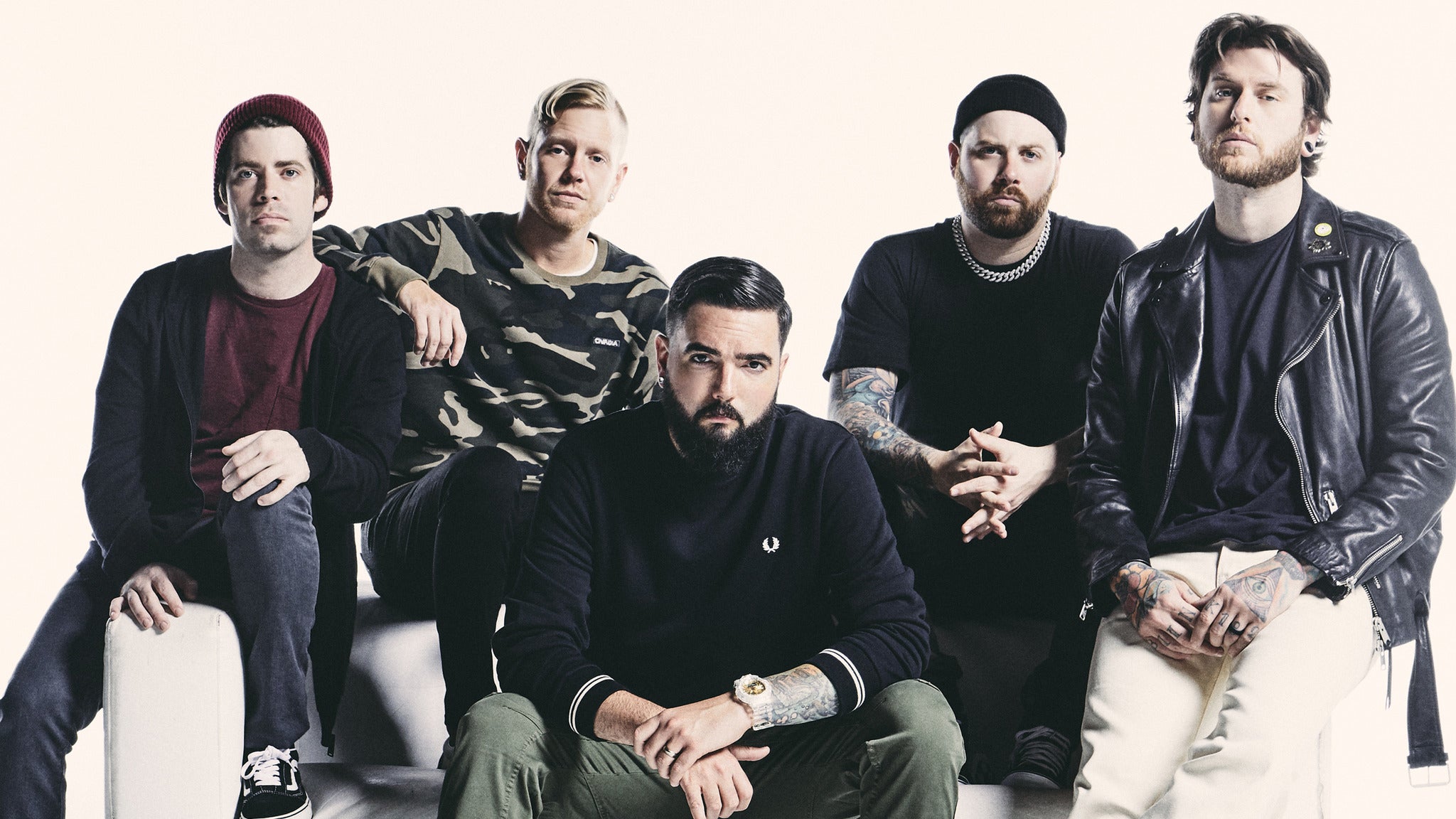 A Day To Remember band members posing HD Wallpaper