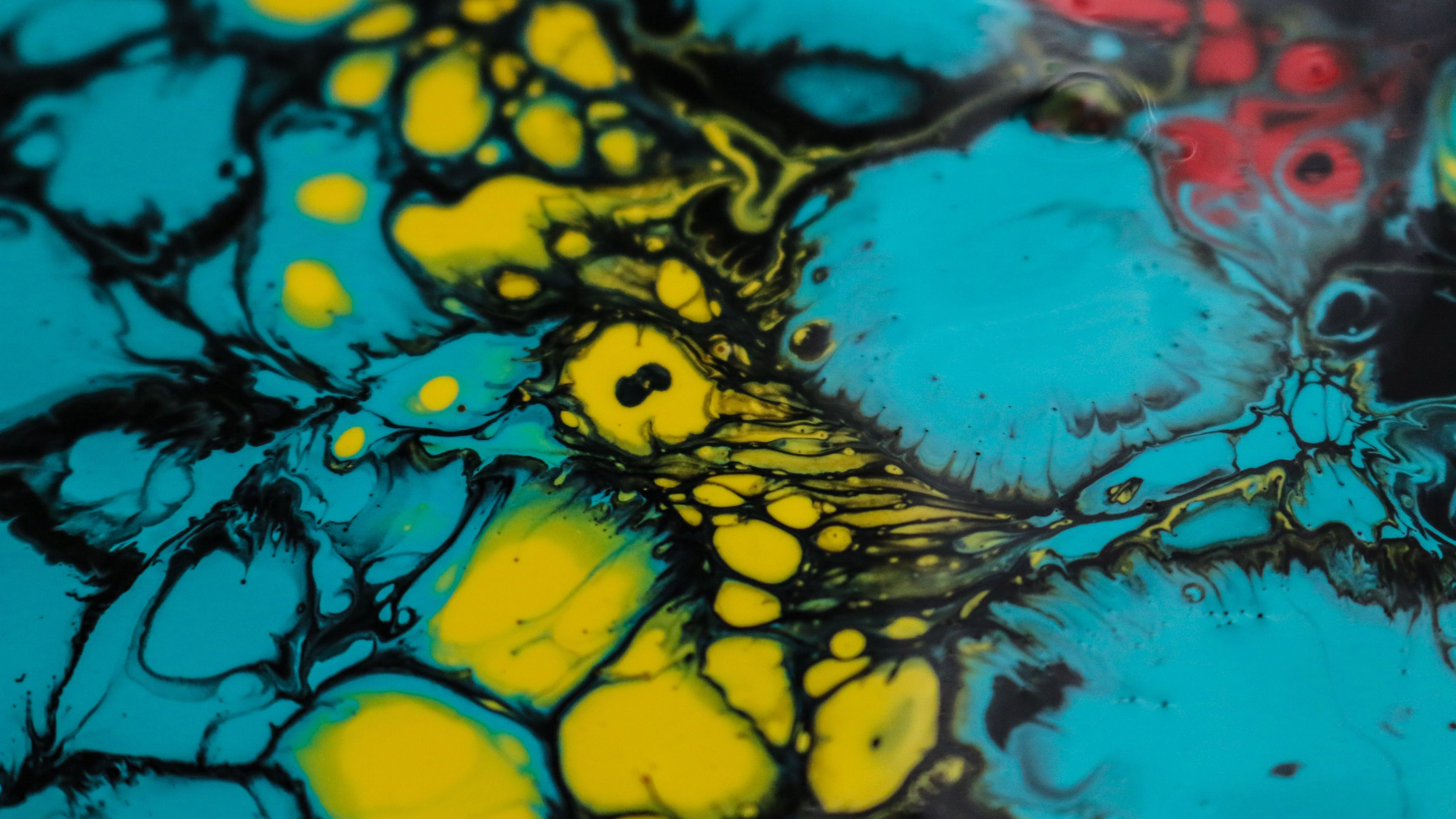 Abstract Paint 4K HD Wallpaper