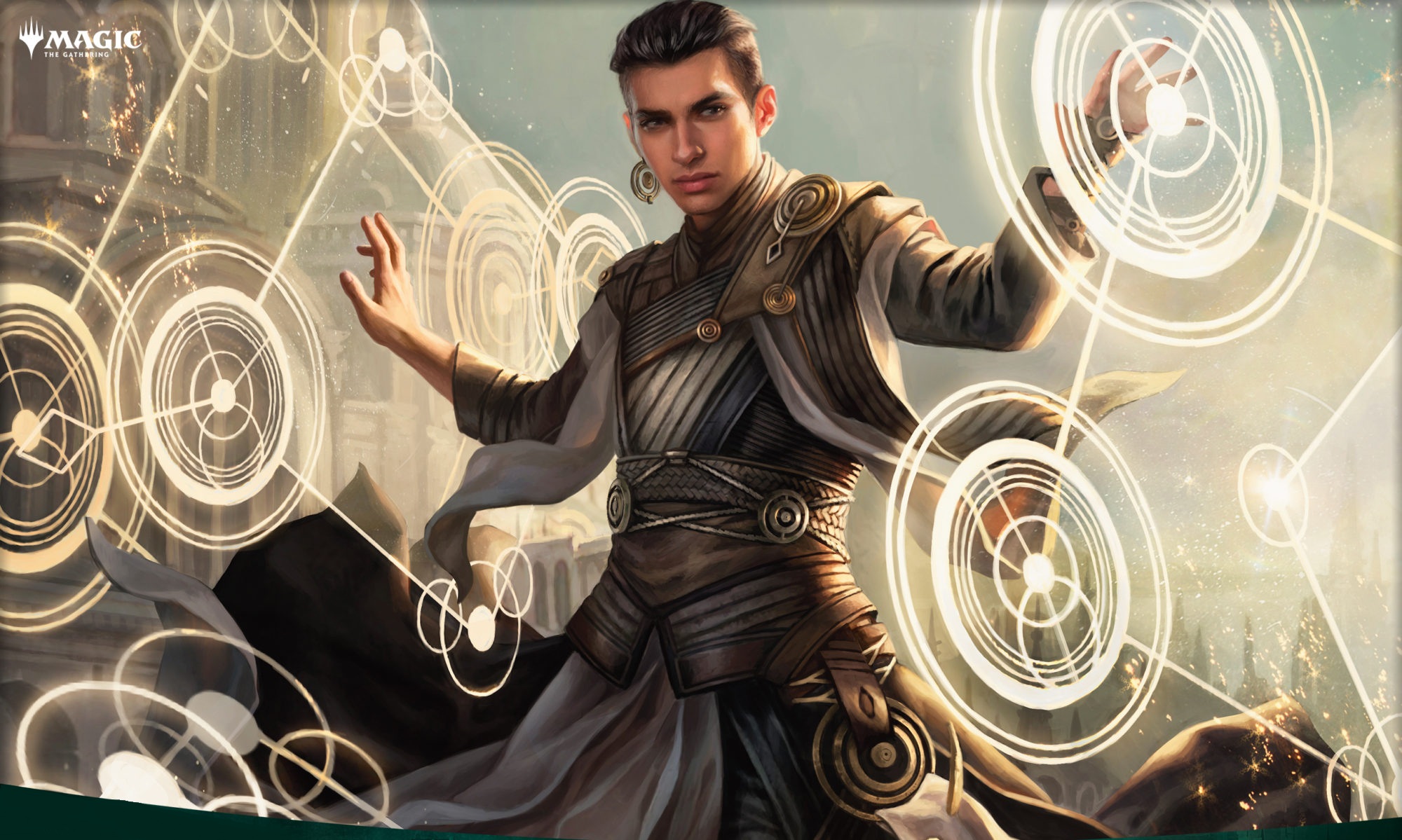 Magic: The Gathering Artwork of a Mage HD Wallpaper