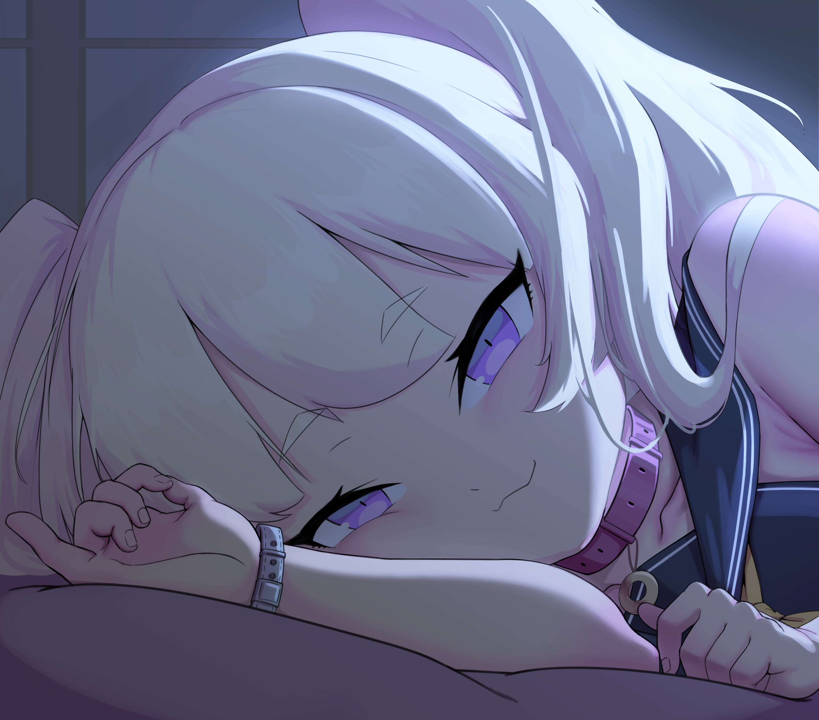 Bache from Azur Lane lying down HD Wallpaper