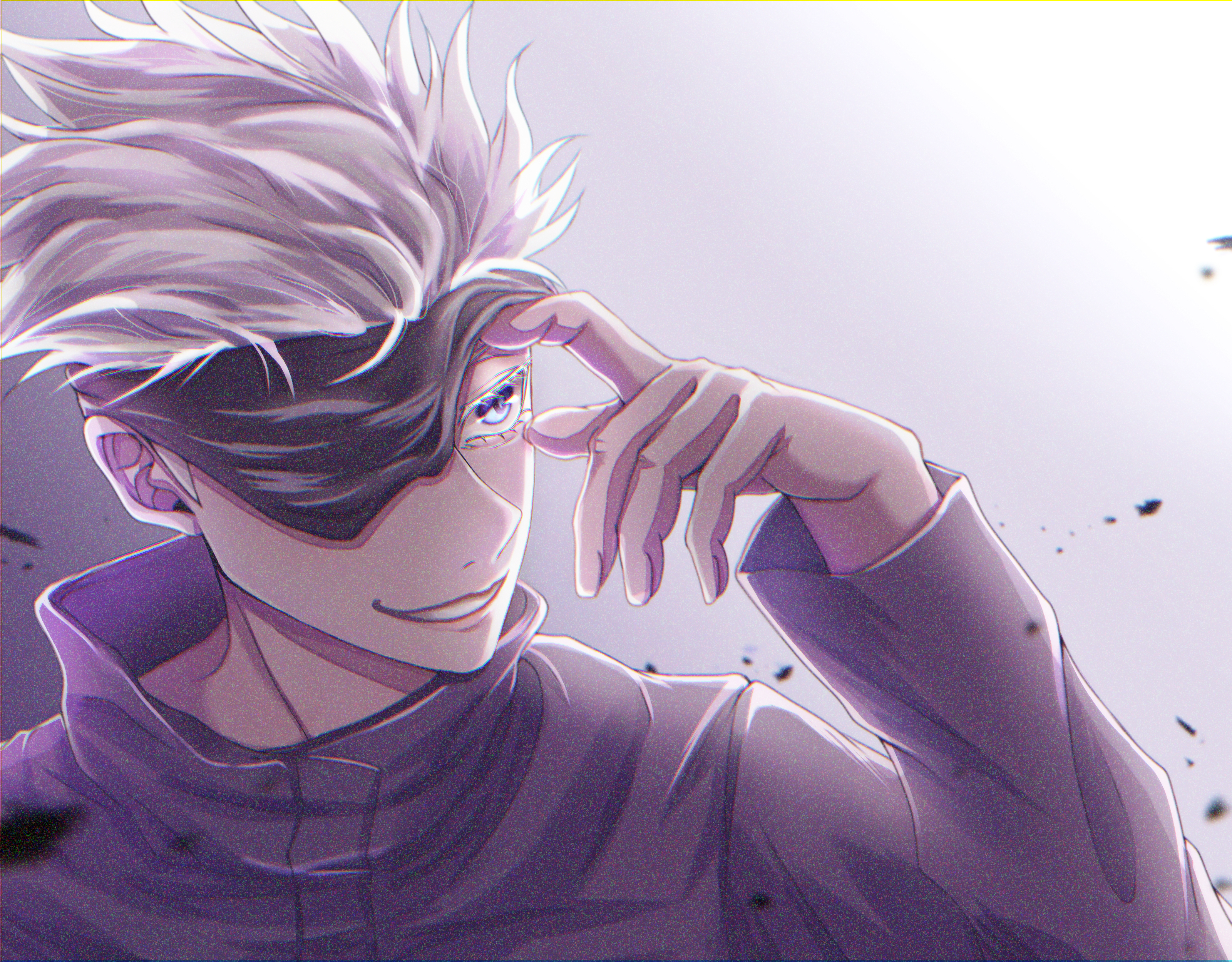 Satoru Gojo from Jujutsu Kaisen with blindfold HD Wallpaper