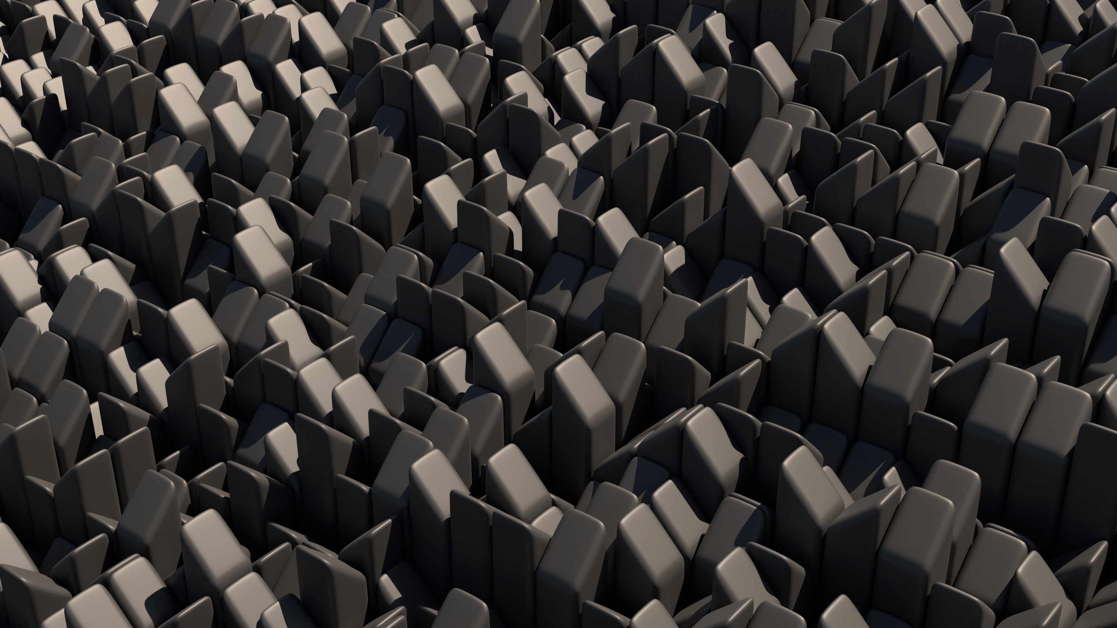 Abstract 3D Shapes in 4K HD Wallpaper