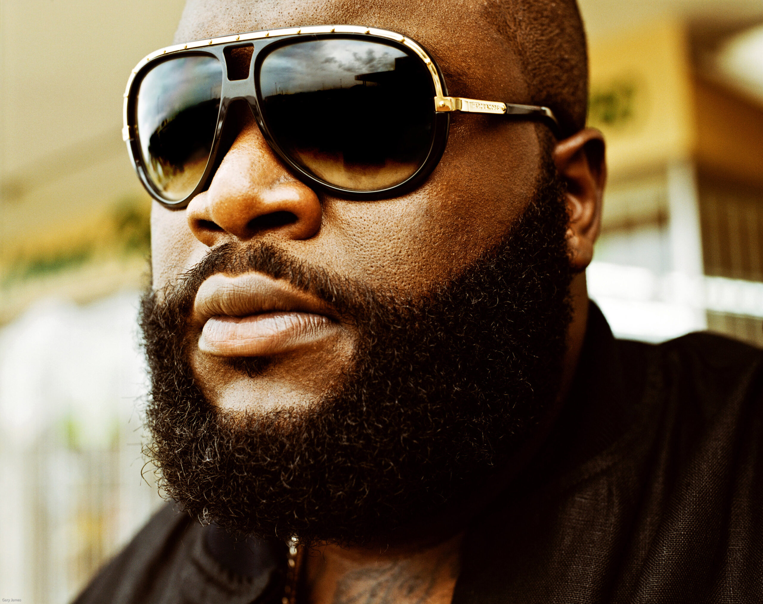 Rick Ross wearing sunglasses HD Wallpaper