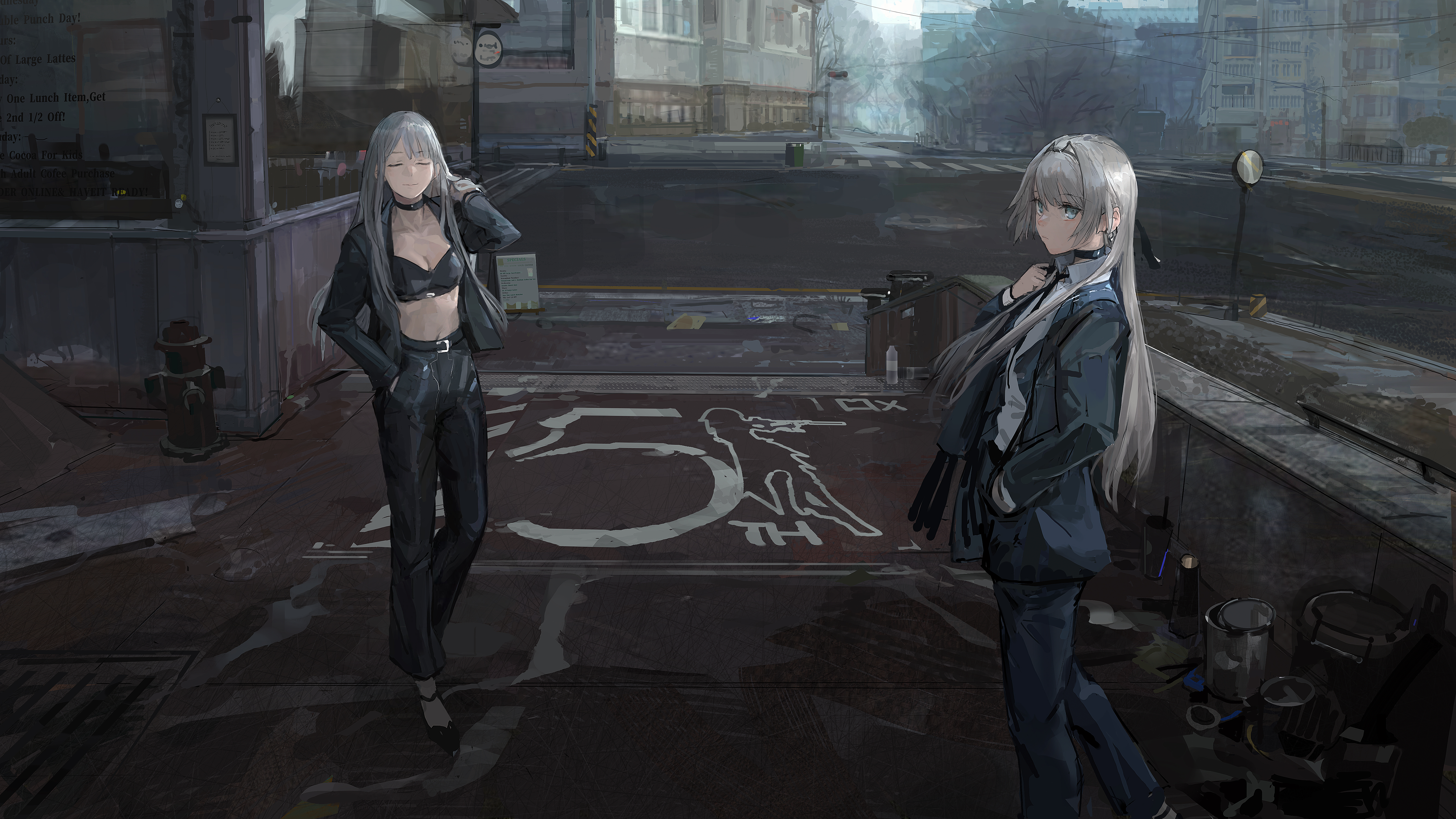 AK-12 and AN-94 from Girls Frontline 4K HD Wallpaper