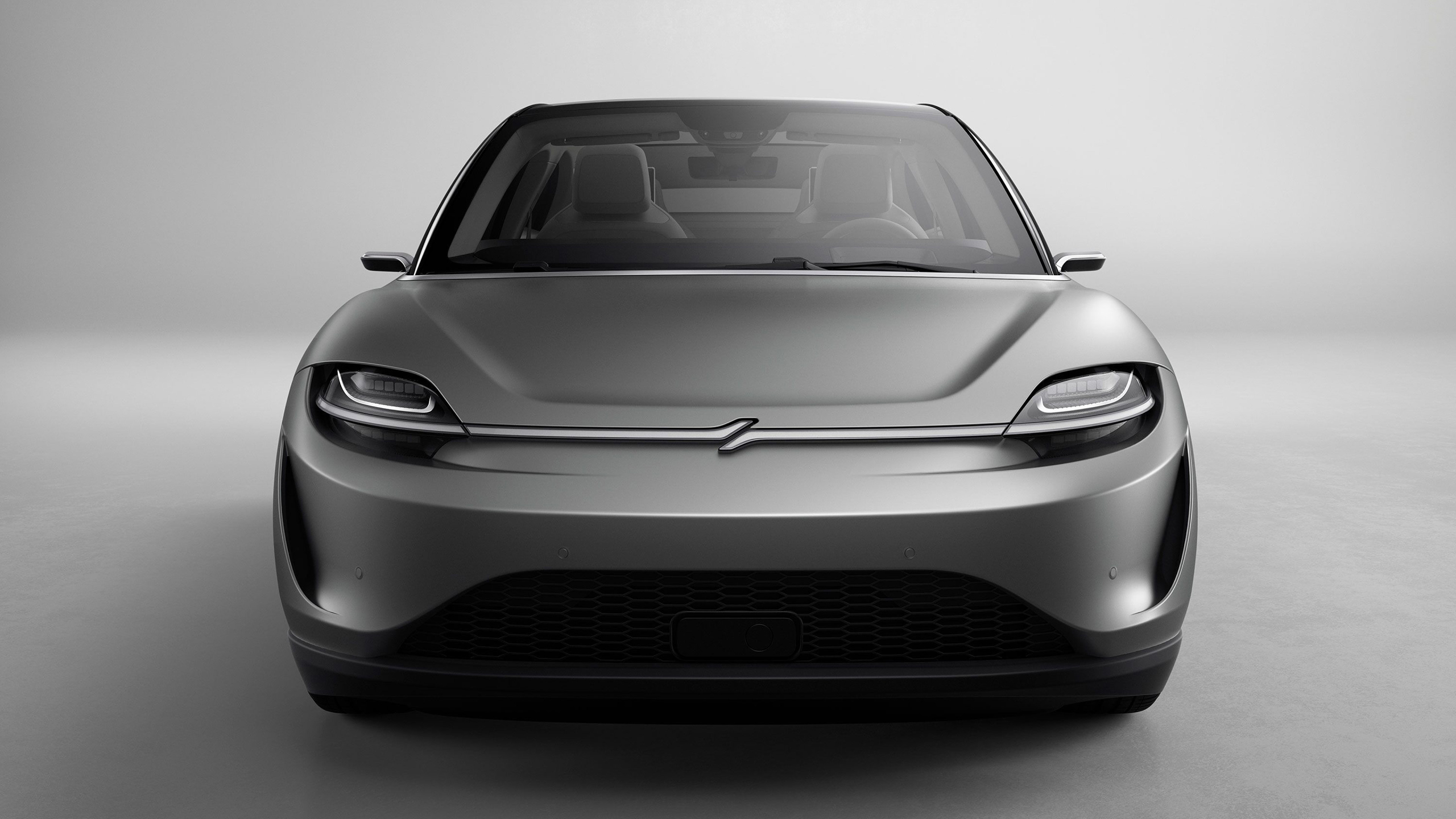 Sony VISION-S electric car front view HD Wallpaper