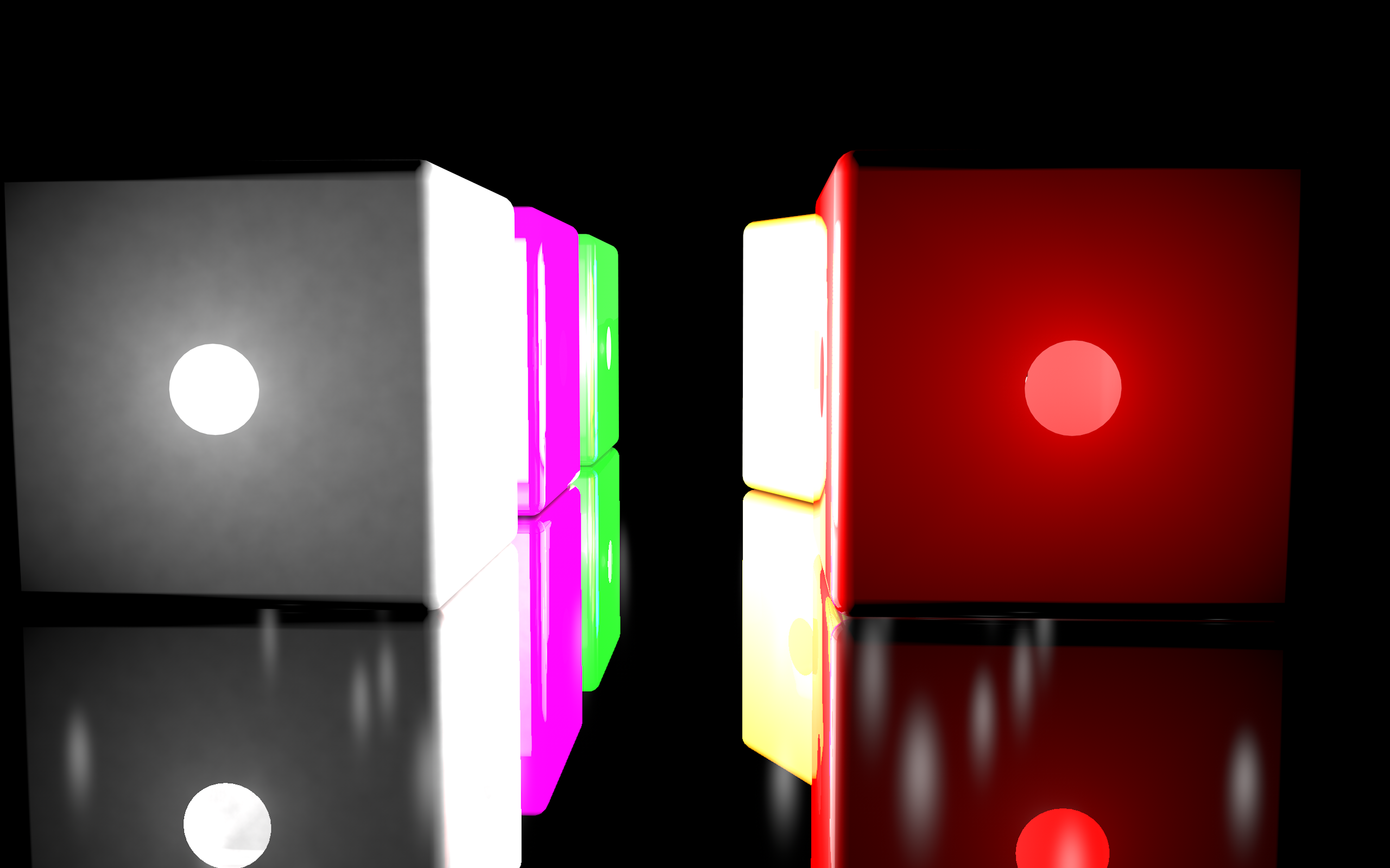 Abstract 3D CGI Dice Art HD Wallpaper