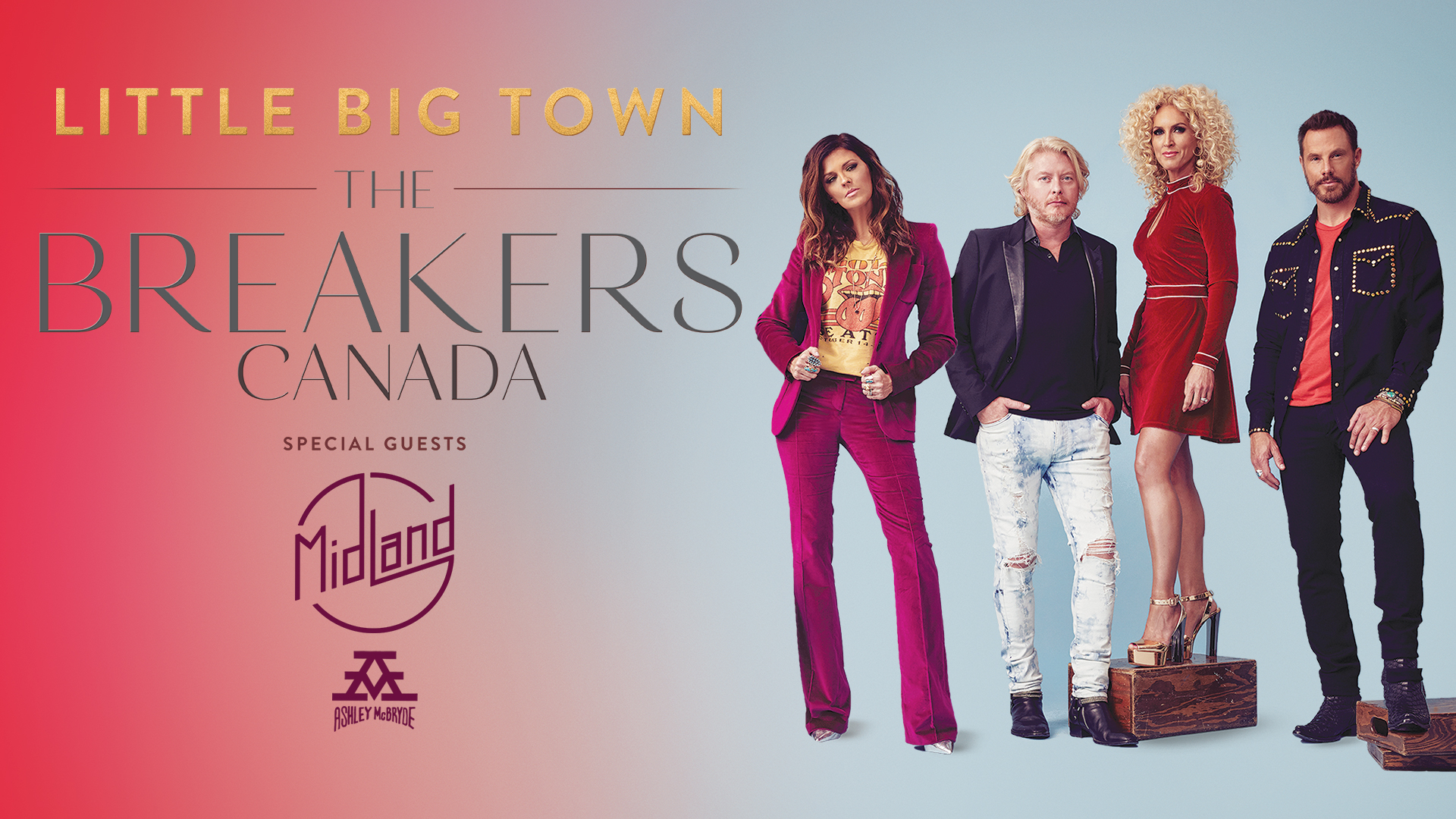 Little Big Town The Breakers Canada Tour HD Wallpaper