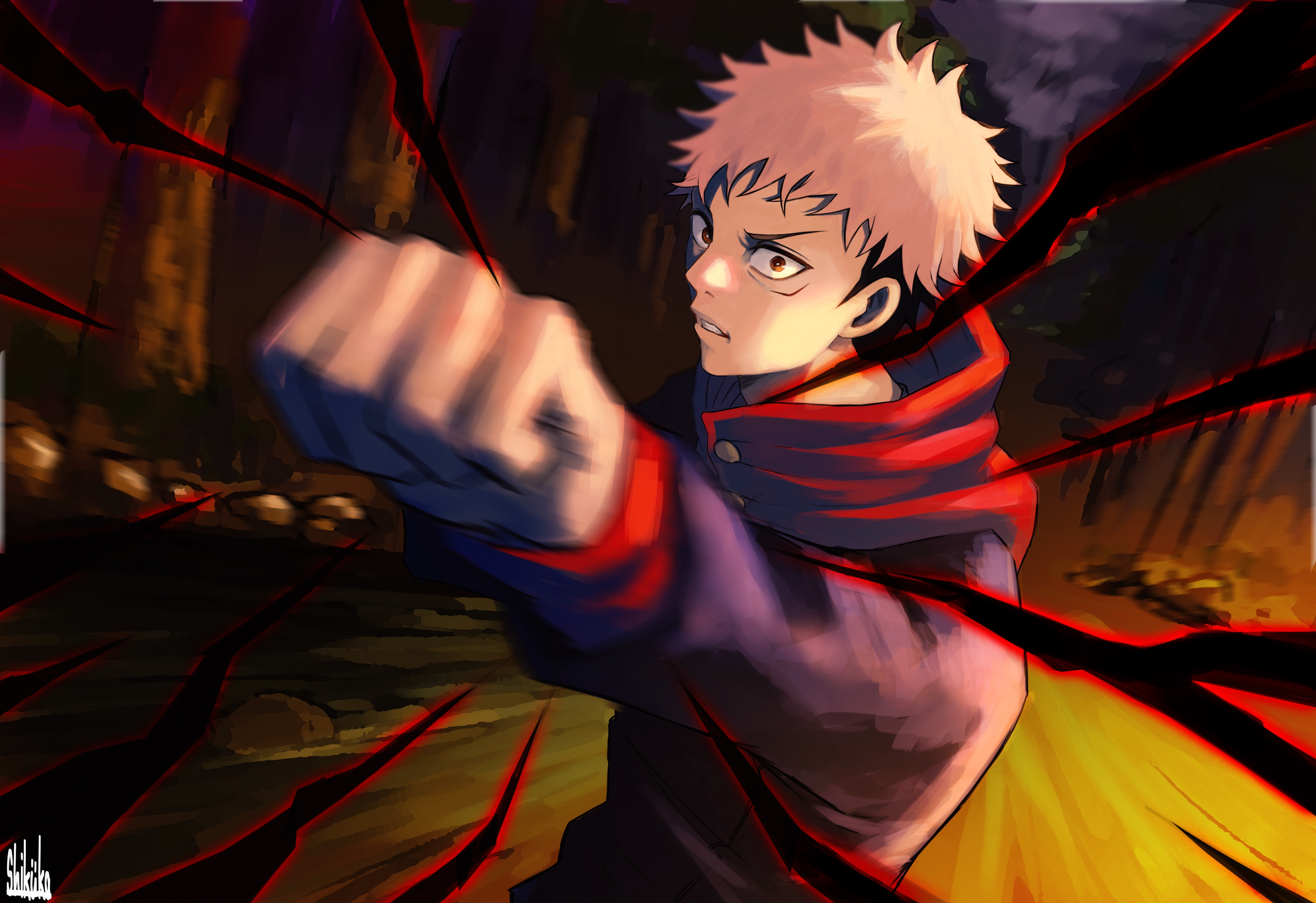 Yuji Itadori 4K HD Wallpaper