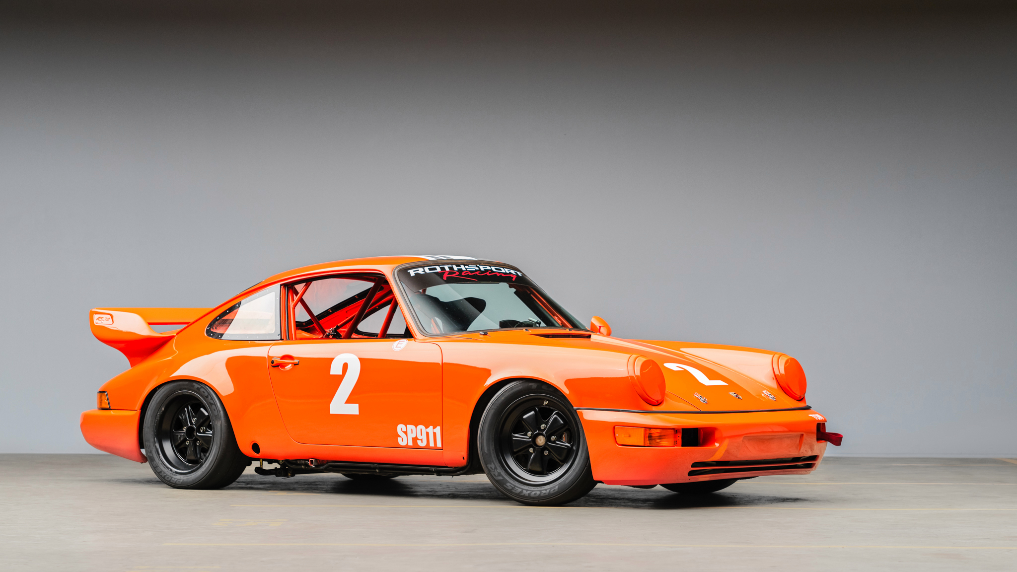 Orange 1978 Porsche 911SC Race Car HD Wallpaper