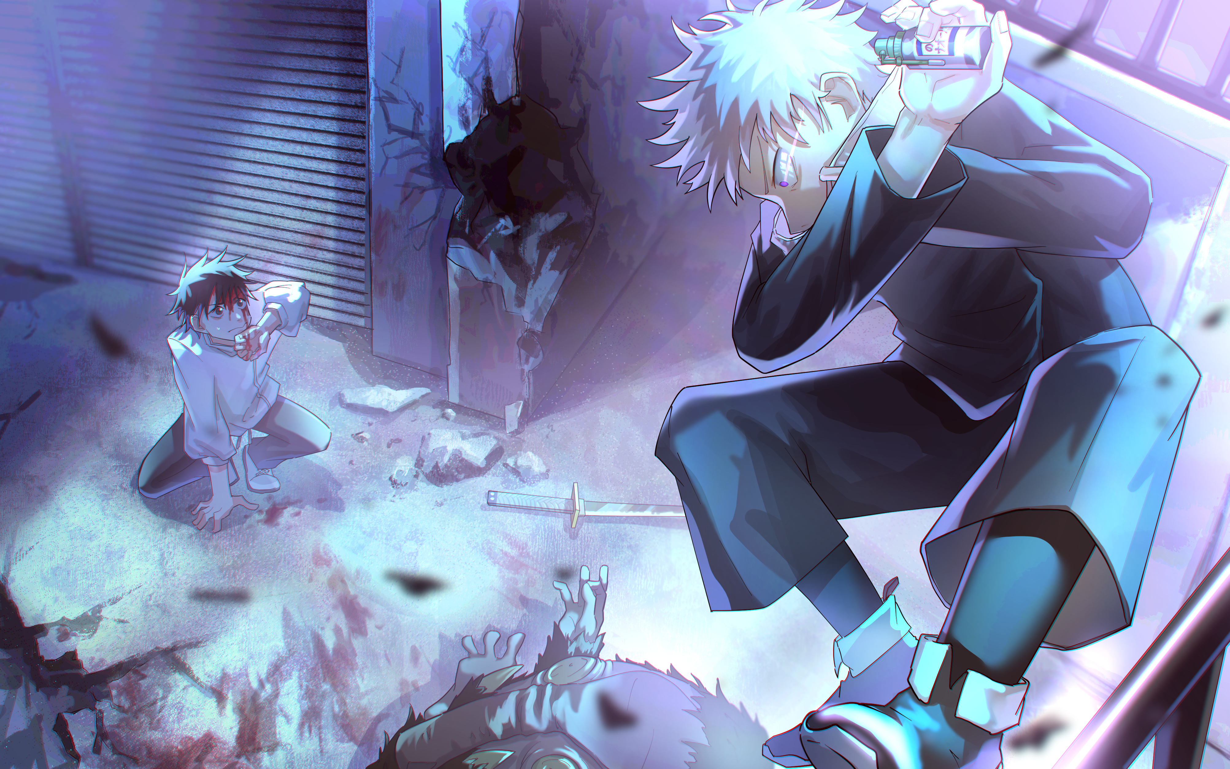 Yuta Okkotsu and Toge Inumaki 4K HD Wallpaper