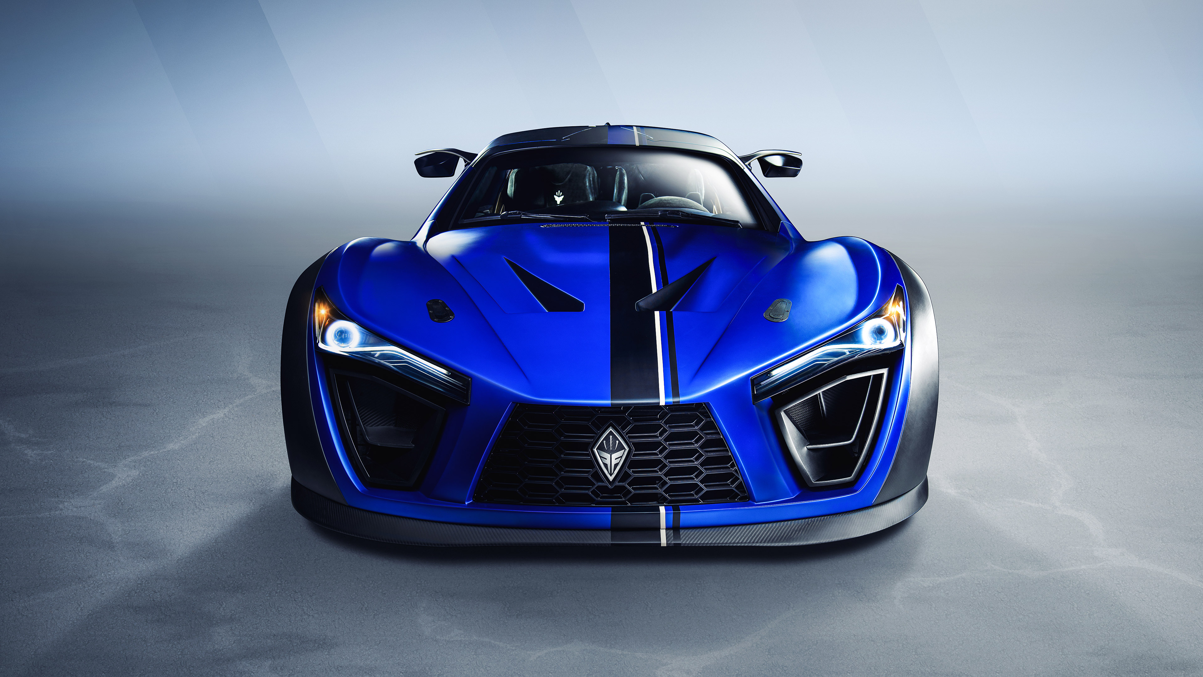 Blue Felino CB7R Sport Car HD Wallpaper