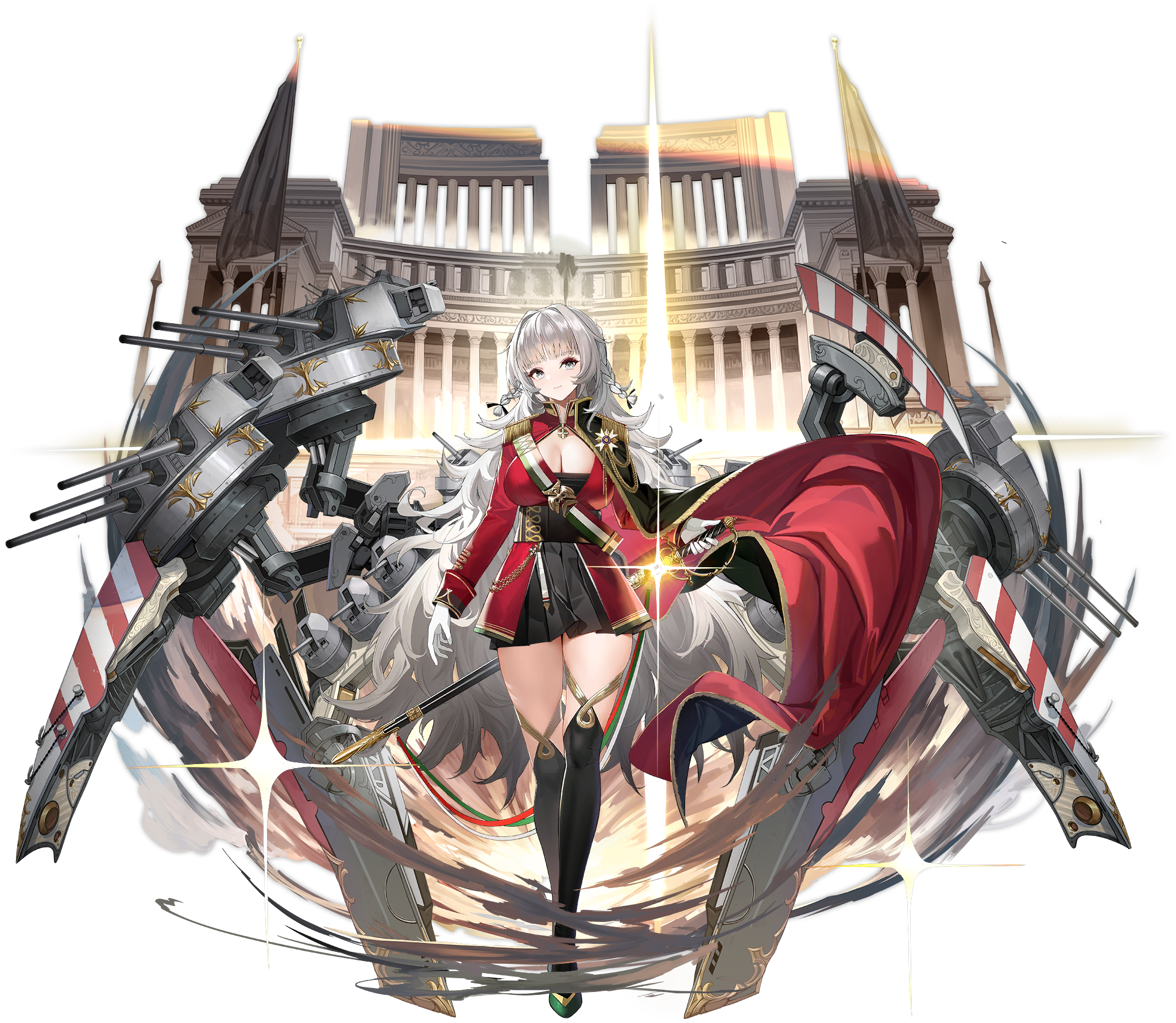 Vittorio Veneto from Azur Lane HD Wallpaper