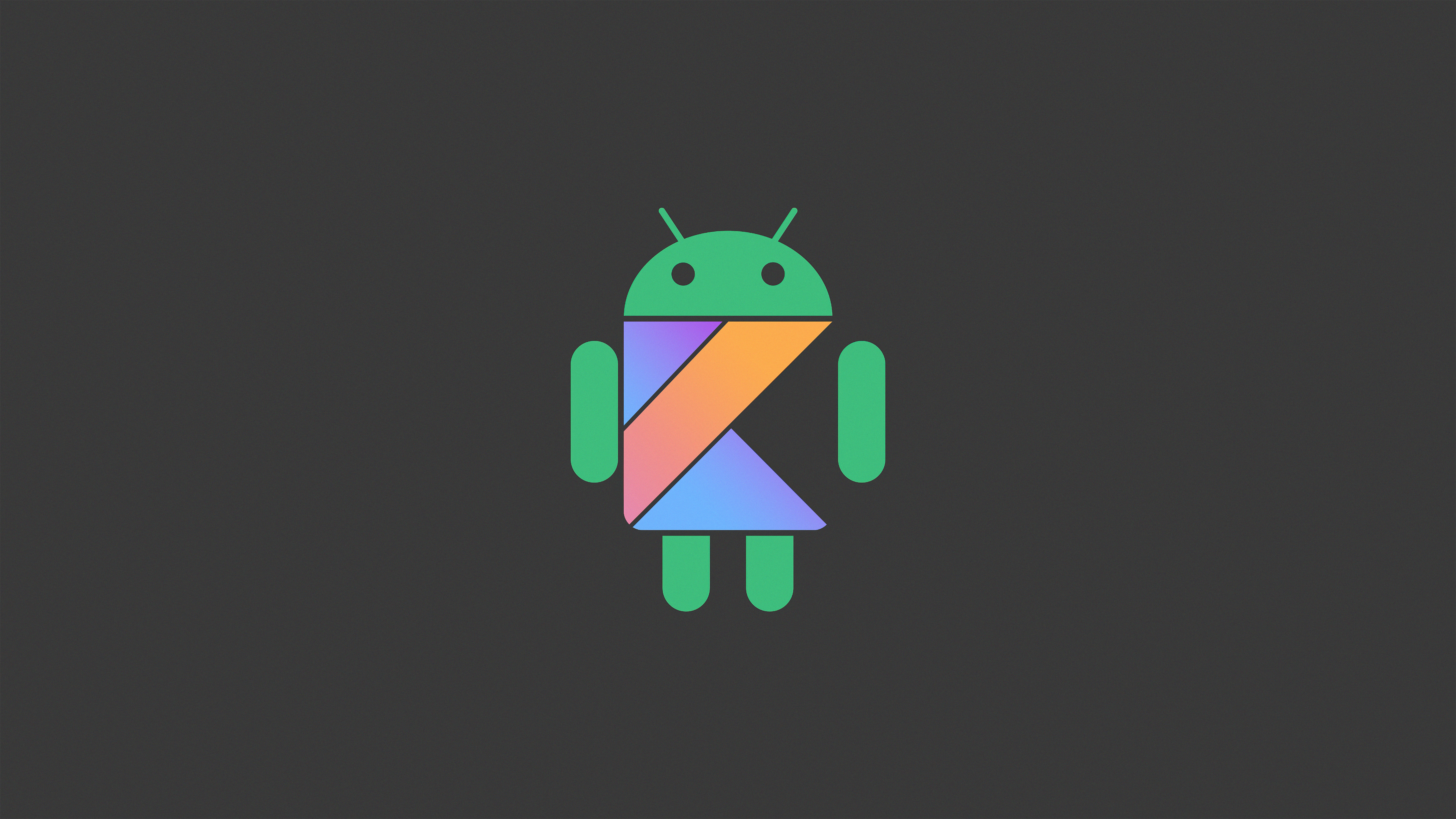 Android Kotlin Logo HD Wallpaper