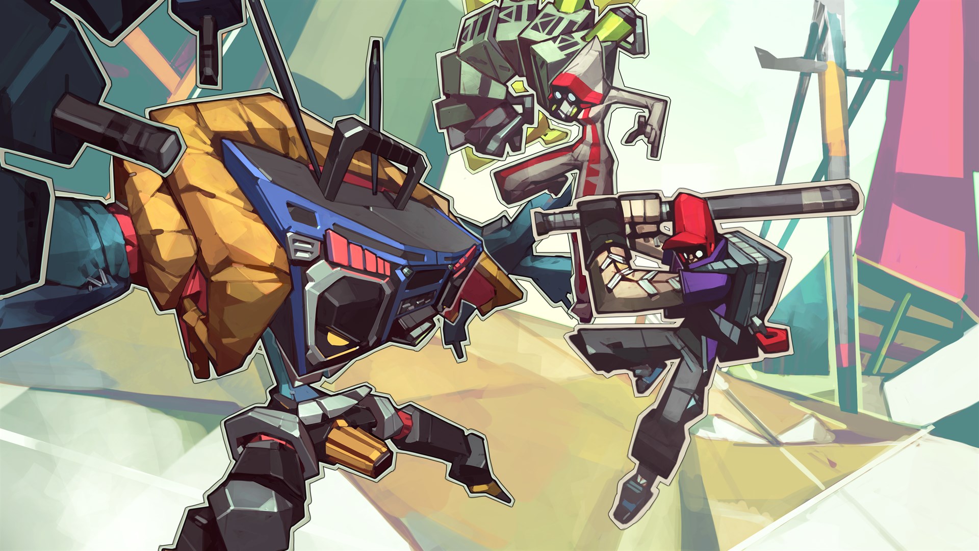 Lethal League Blaze characters fighting HD Wallpaper