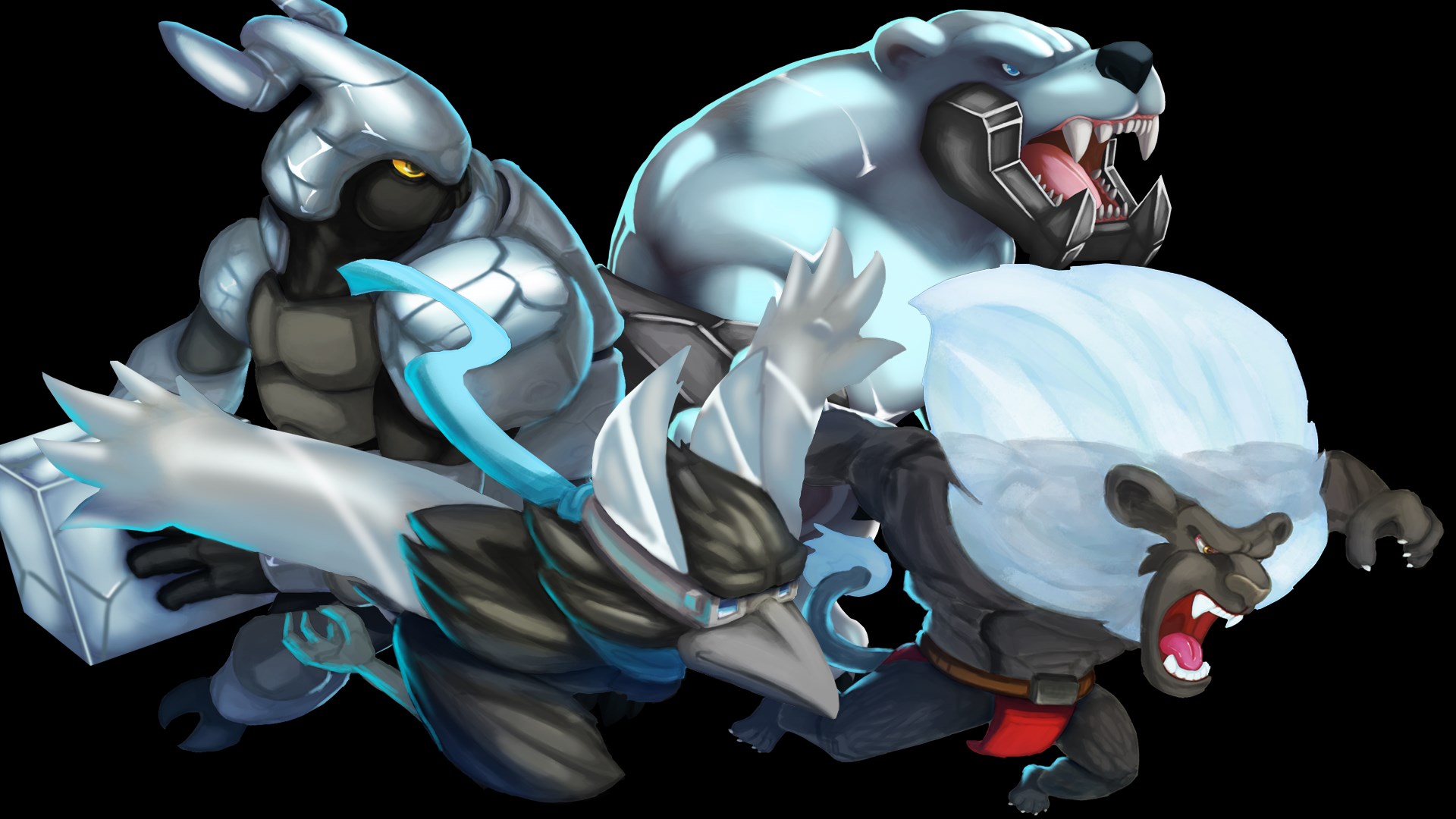 Rivals of Aether characters in battle HD Wallpaper