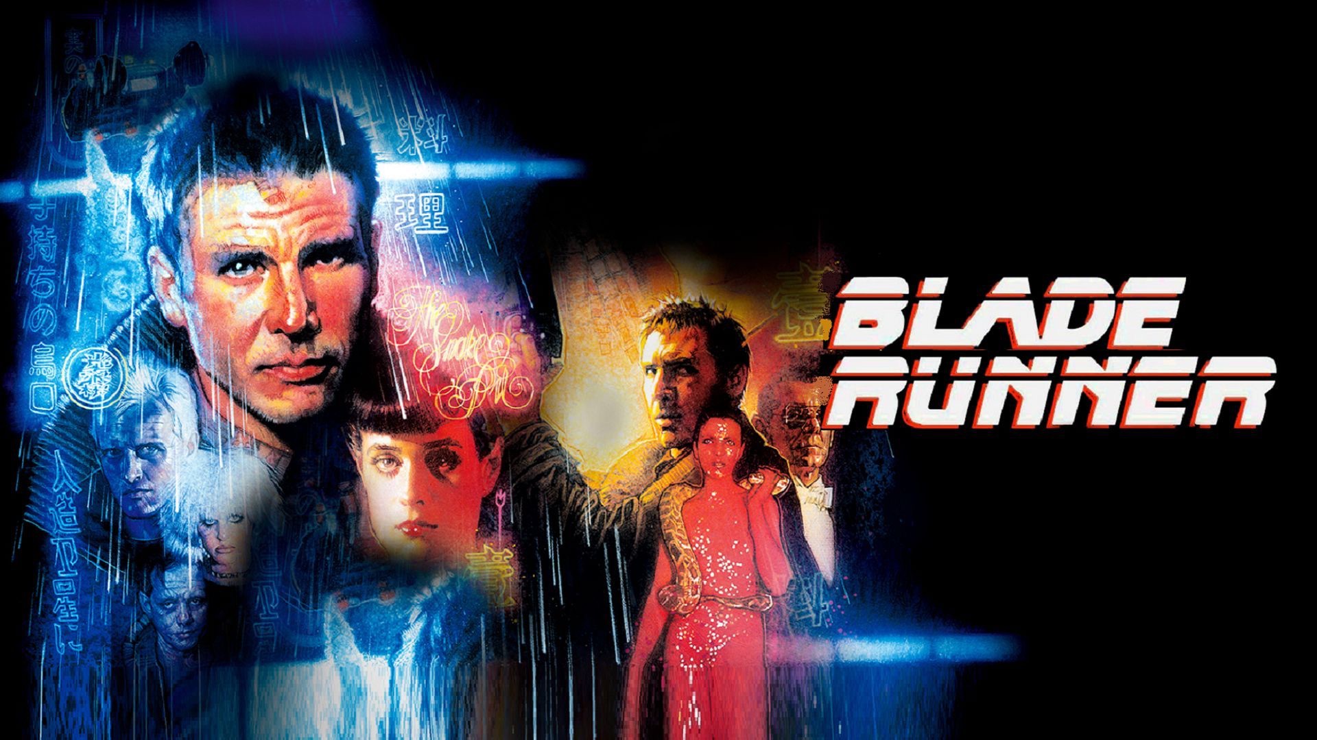 Blade Runner Poster with Harrison Ford HD Wallpaper