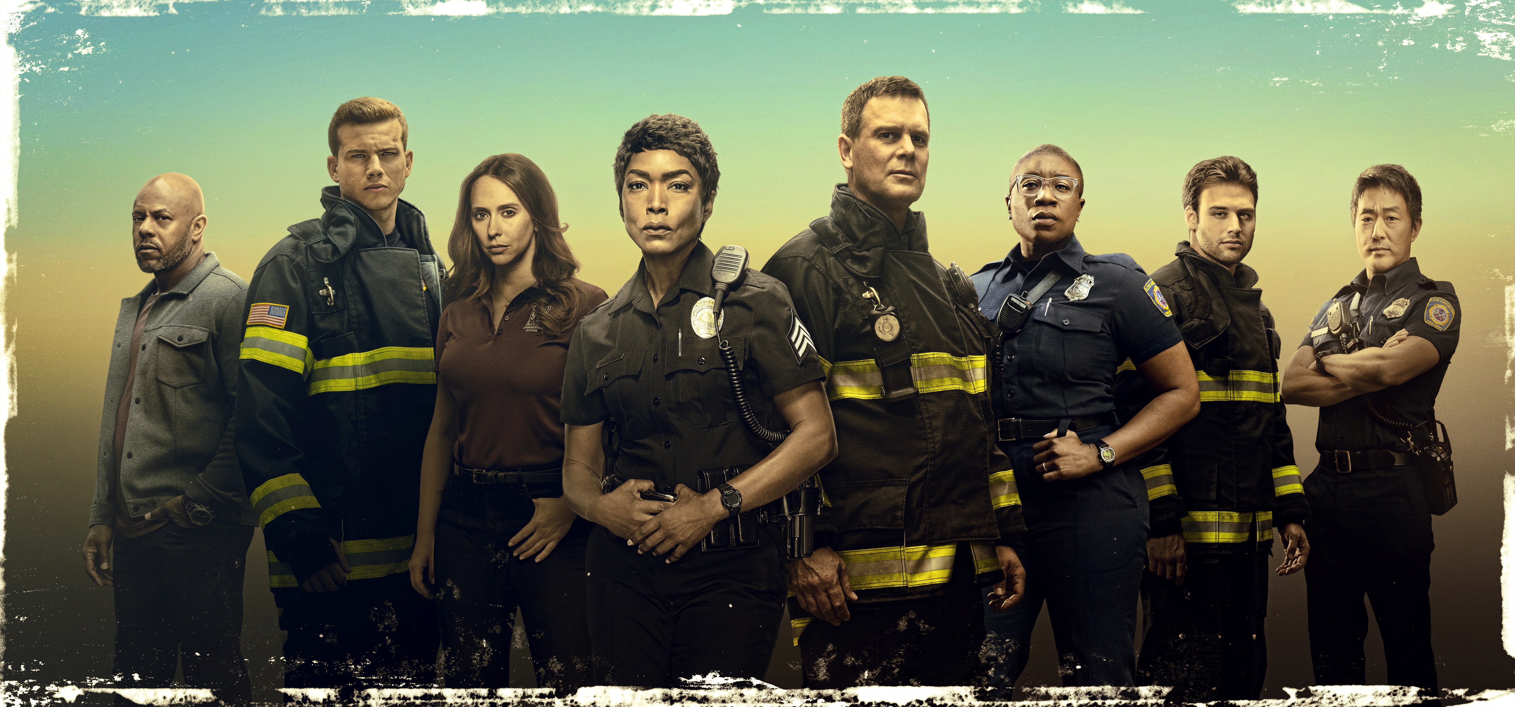 9-1-1 TV Show Cast HD Wallpaper