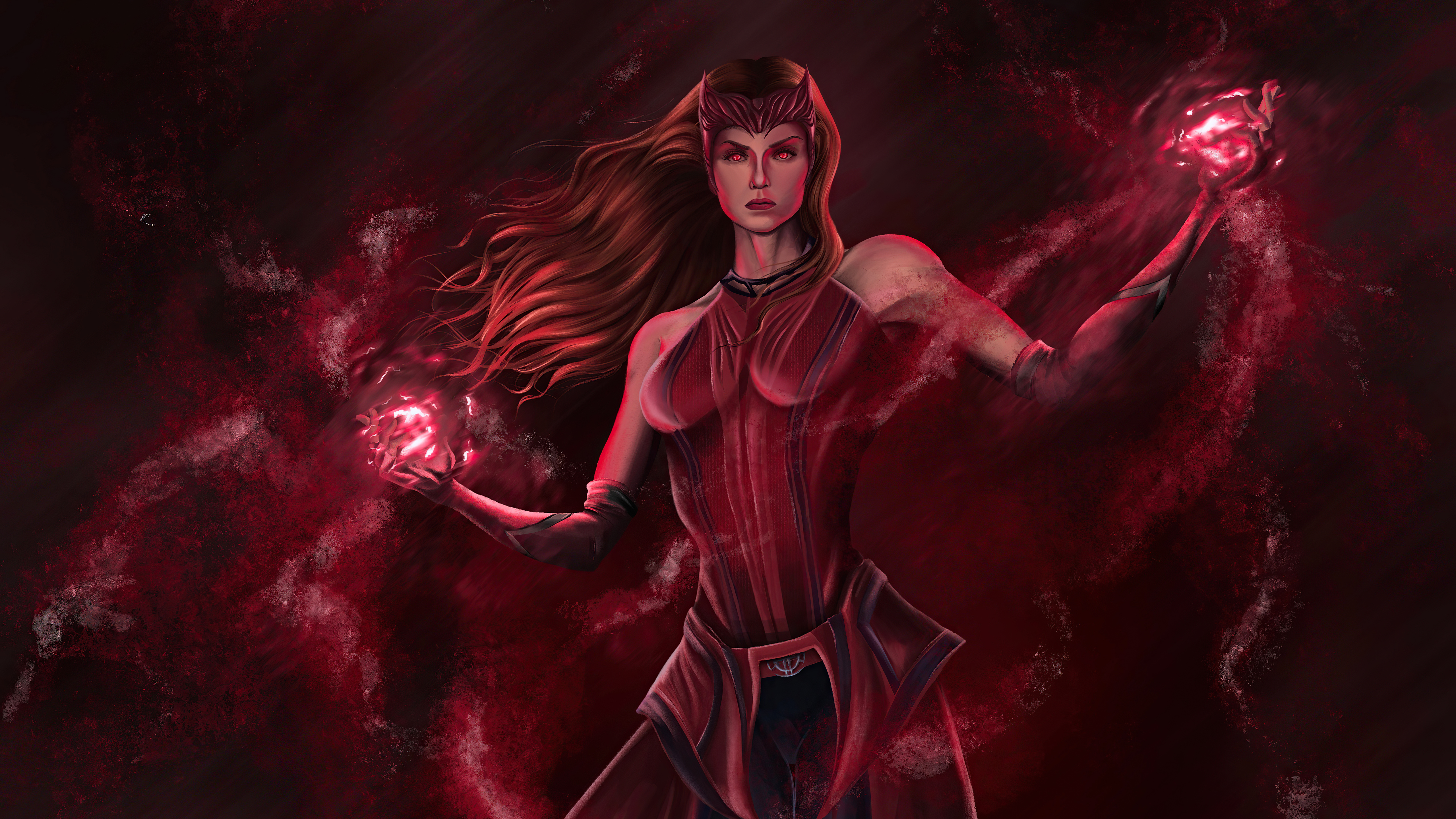 Scarlet Witch 4K HD Wallpaper