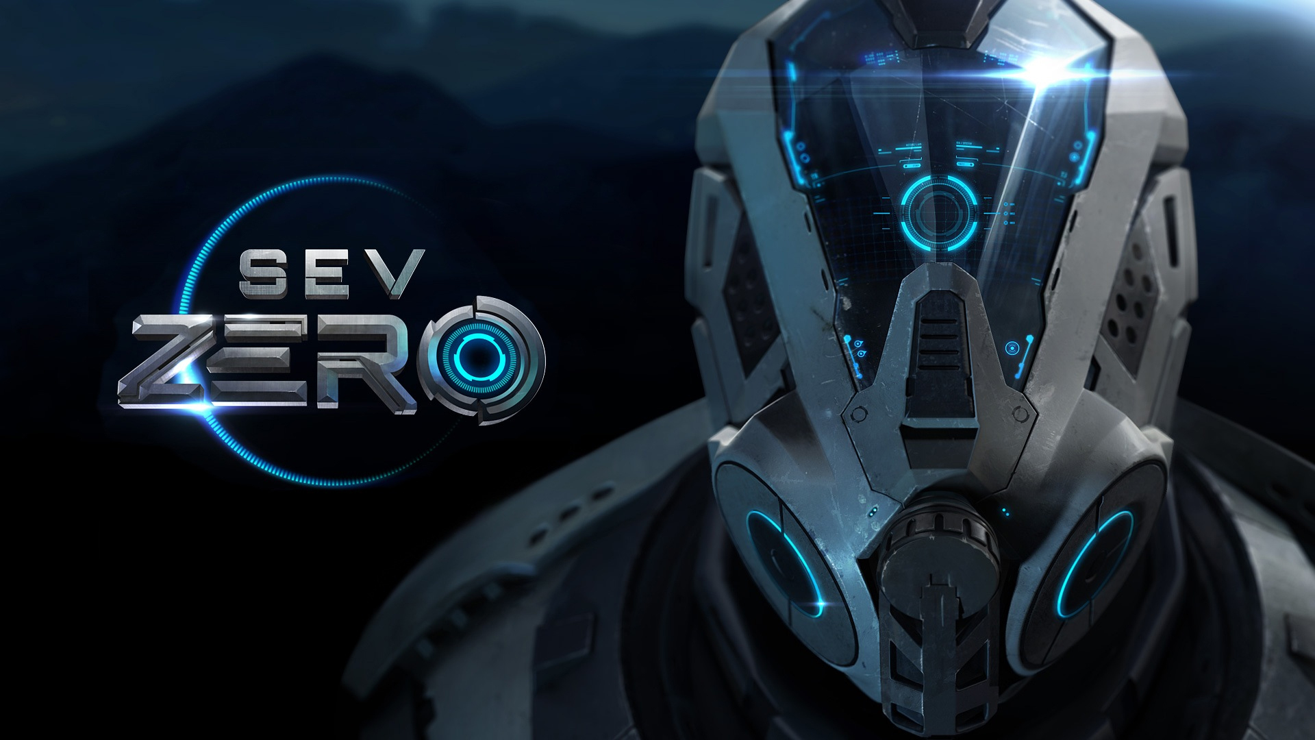Sev Zero Sci-Fi Game Title Screen HD Wallpaper
