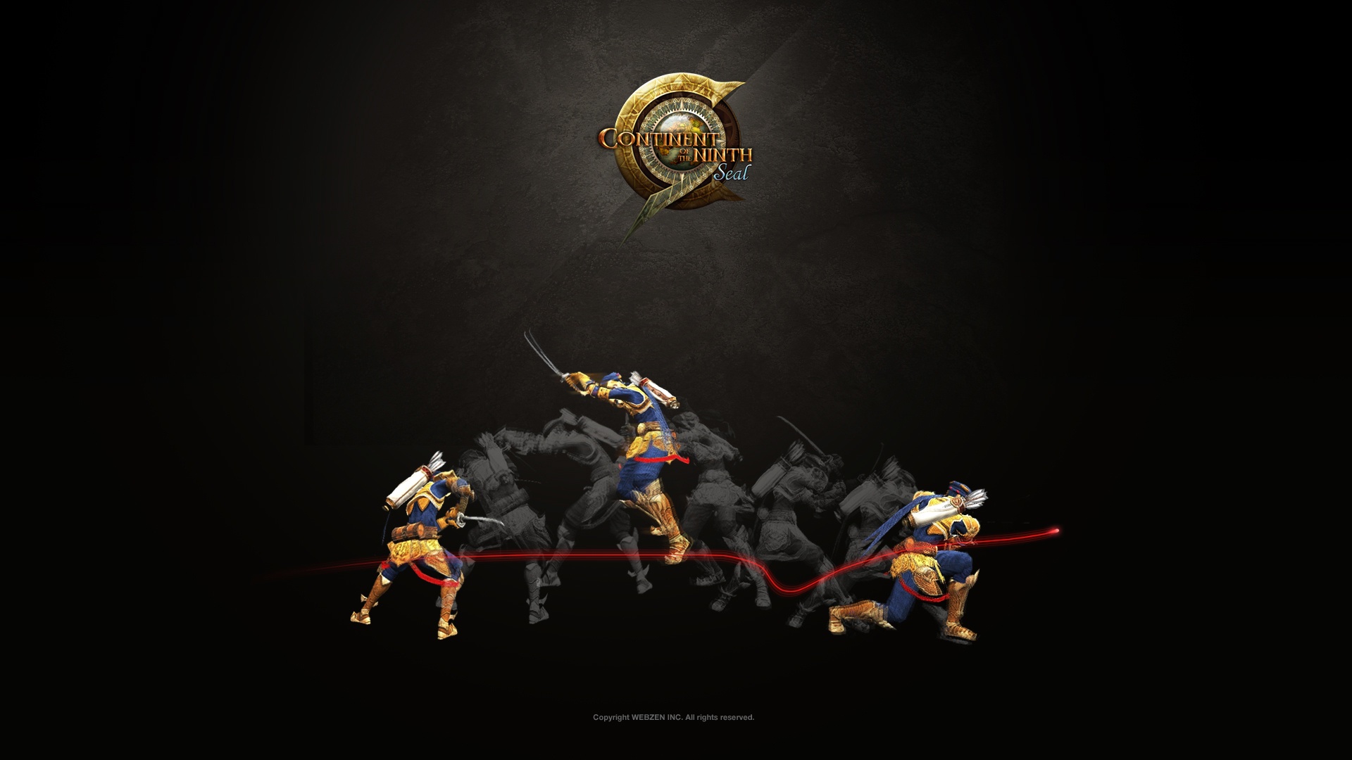 Continent of the Ninth Seal game logo and characters HD Wallpaper