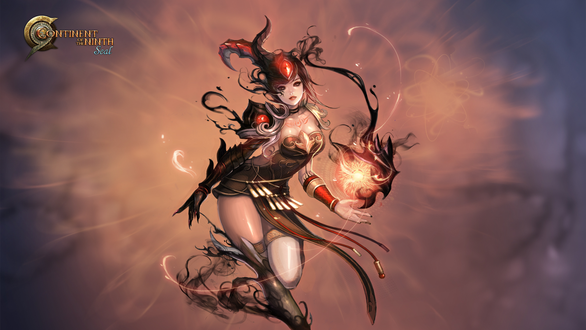 Continent of the Ninth Seal character with horns HD Wallpaper