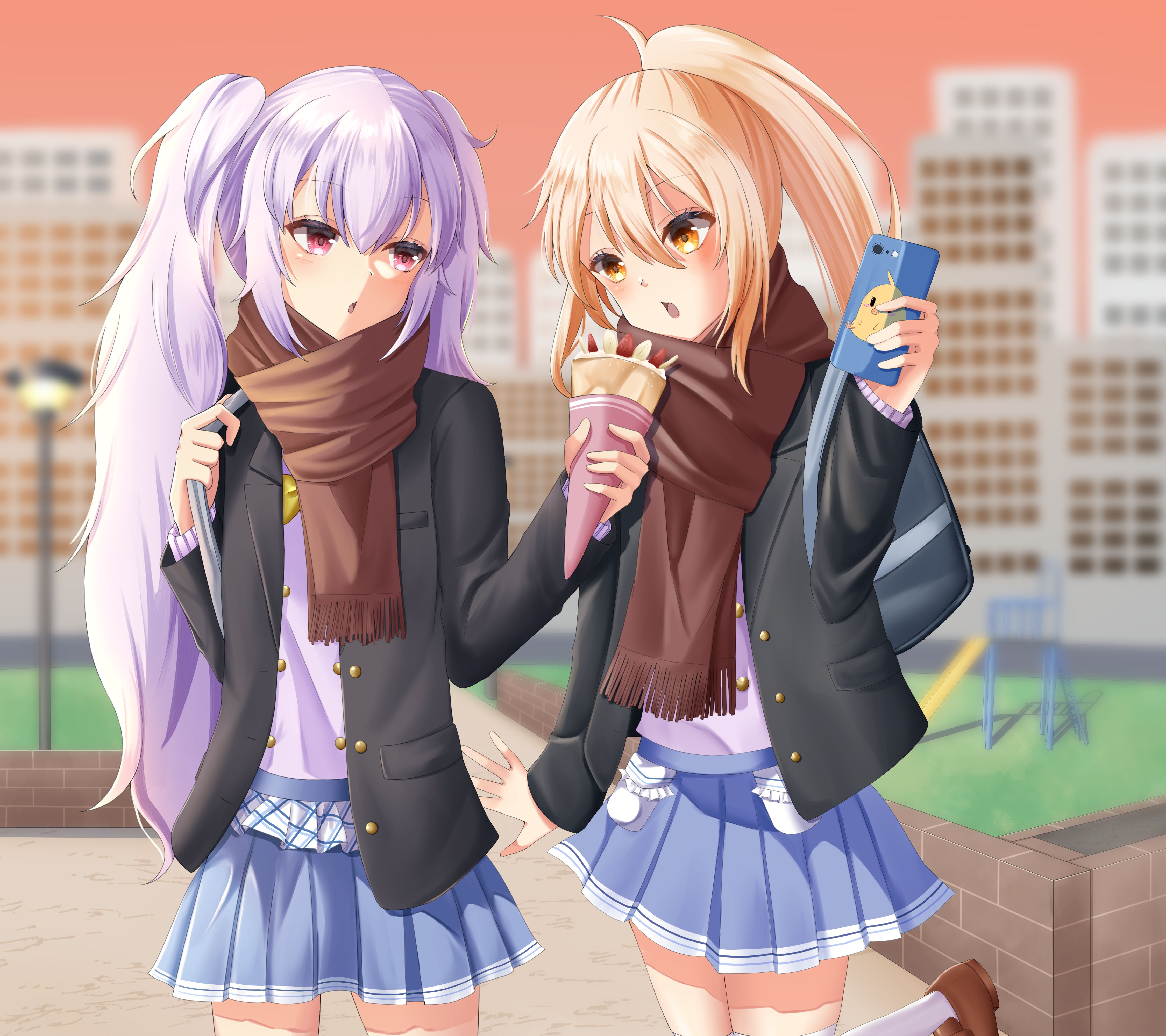 Azur Lane 4K: Ayanami and Laffey HD Wallpaper