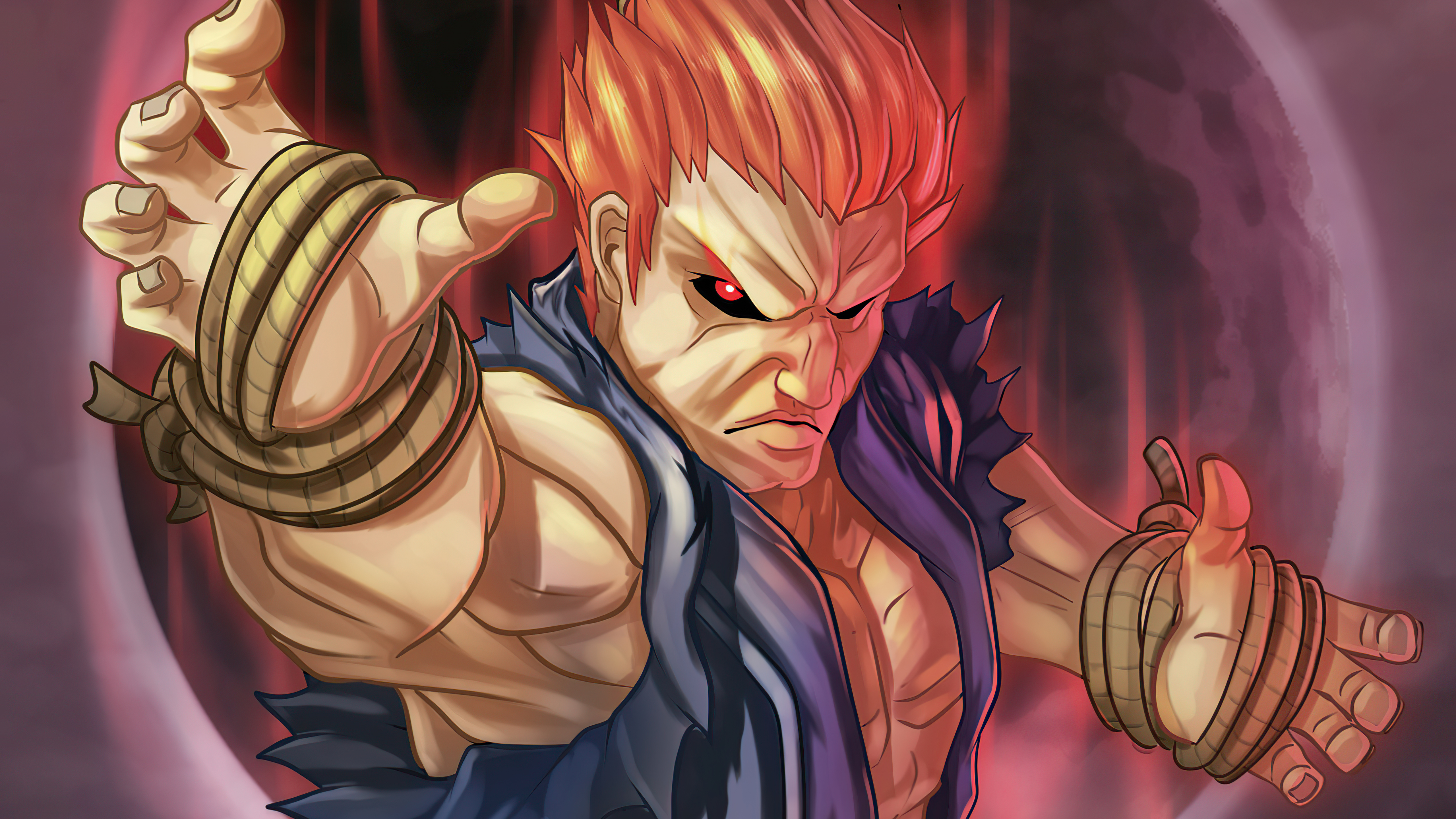 Akuma from Street Fighter V 4K HD Wallpaper
