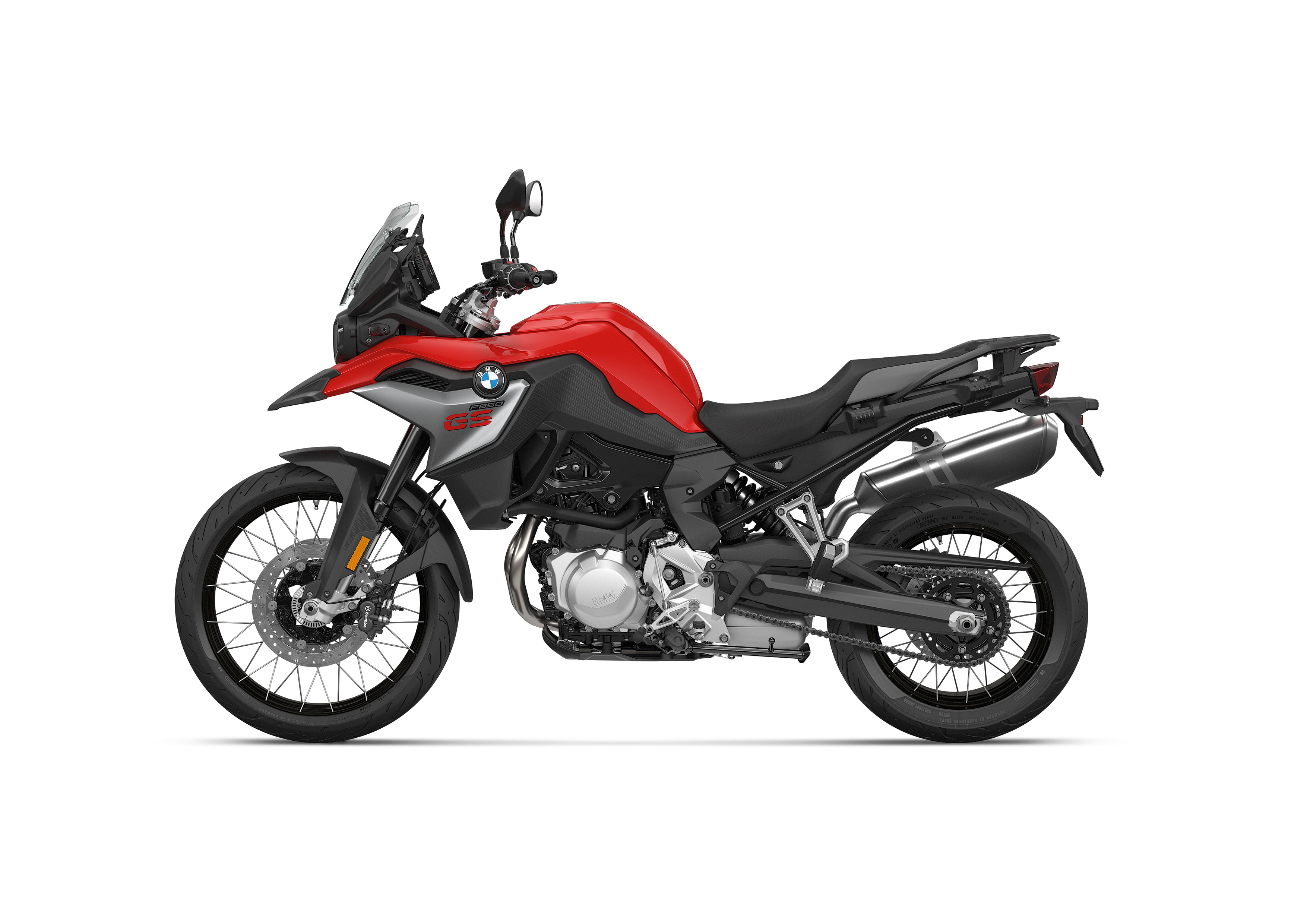 Red BMW F850 GS Adventure Motorcycle HD Wallpaper
