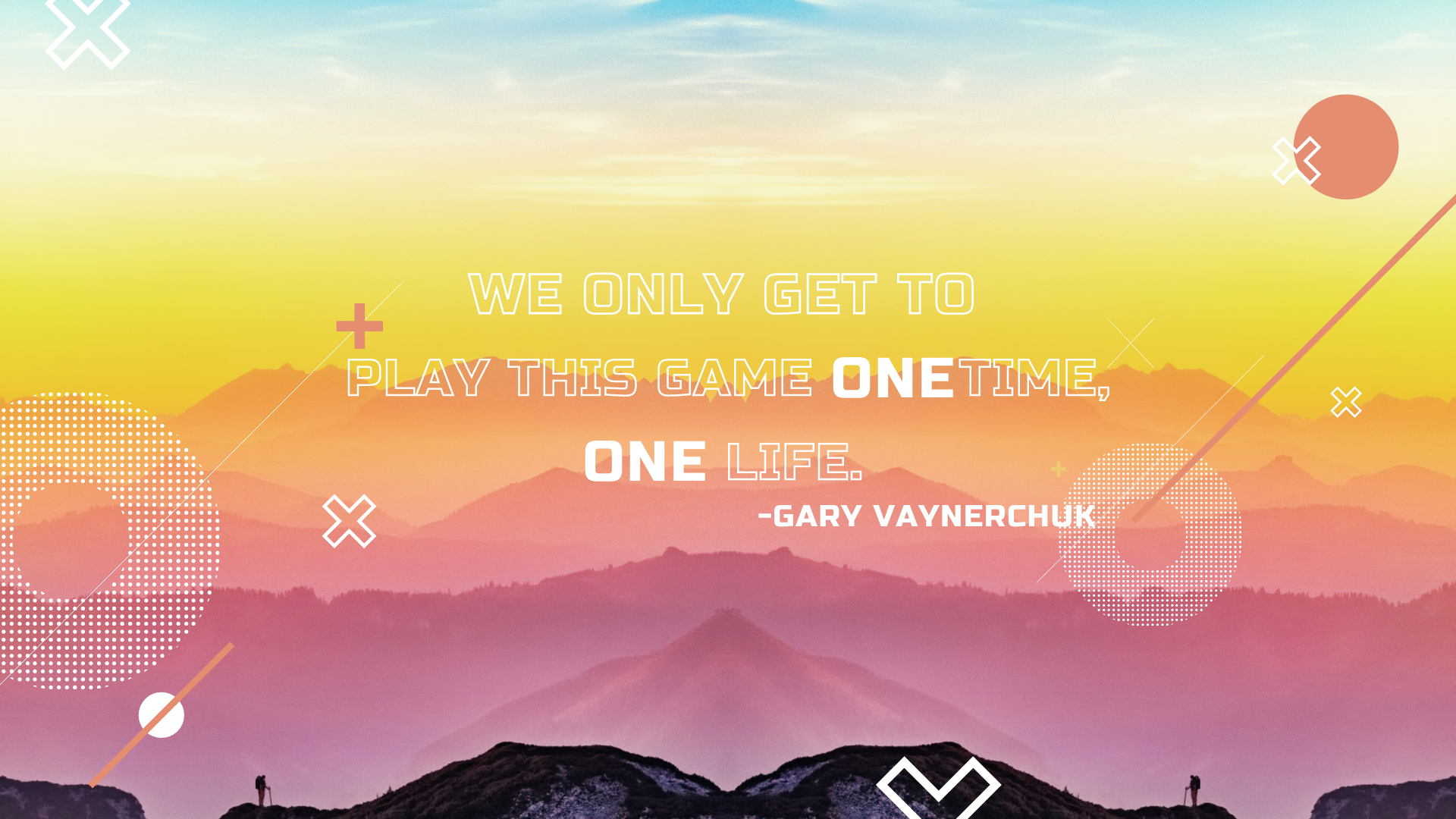 Gary Vaynerchuk quote about life and games HD Wallpaper