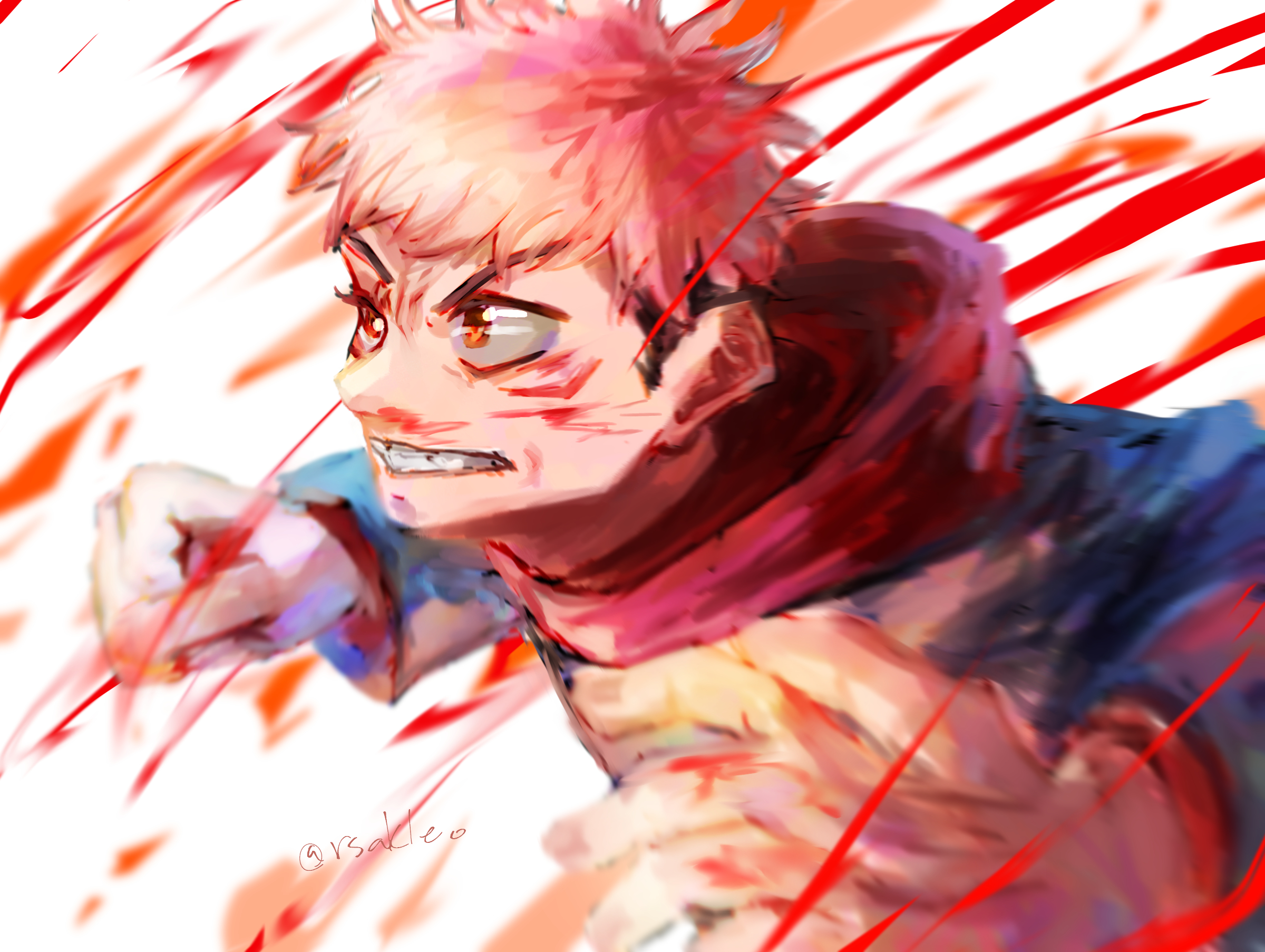 Yuji Itadori from Jujutsu Kaisen HD Wallpaper