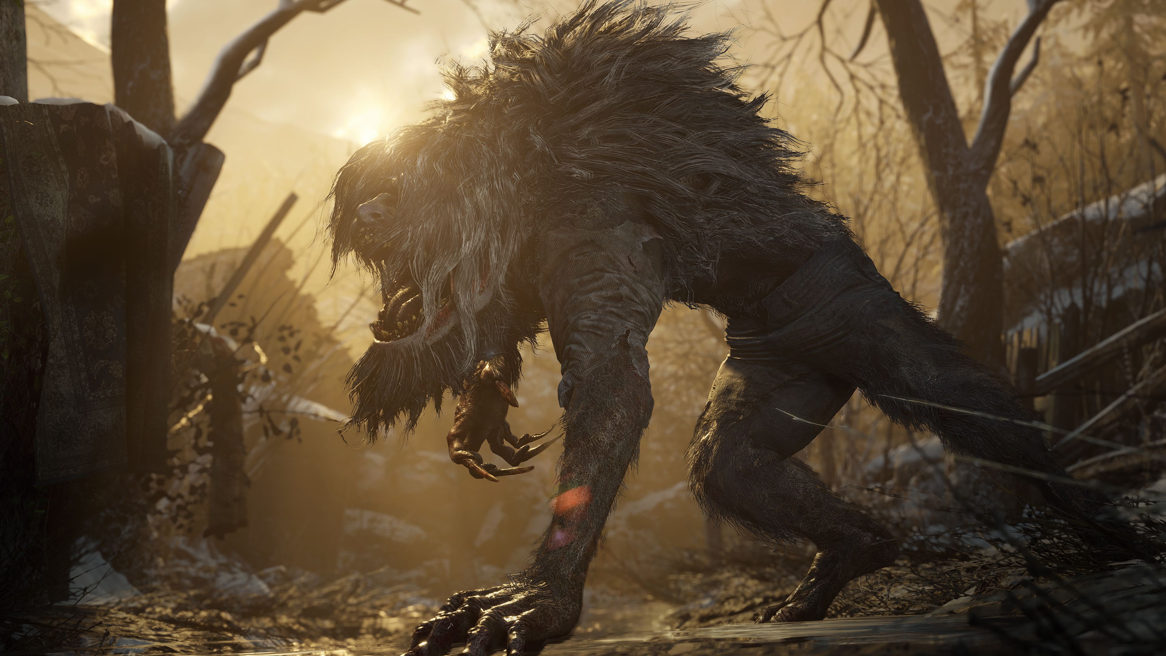 Resident Evil 4K Werewolf Monster HD Wallpaper