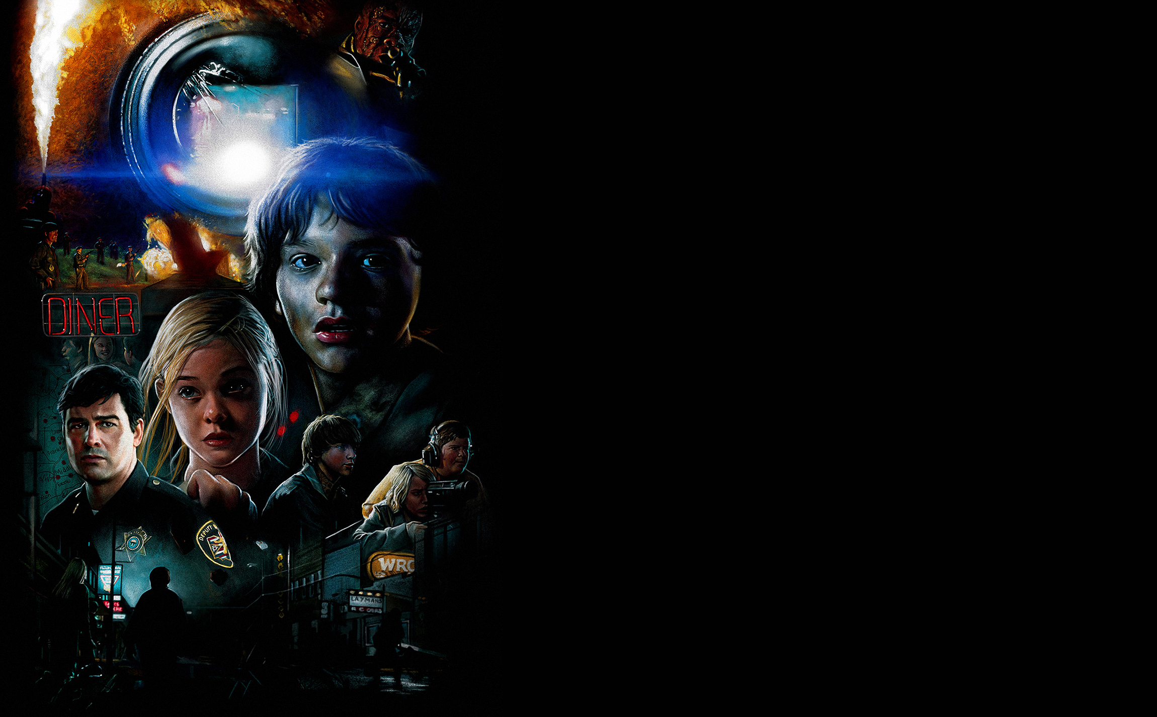 Super 8 movie poster with characters HD Wallpaper