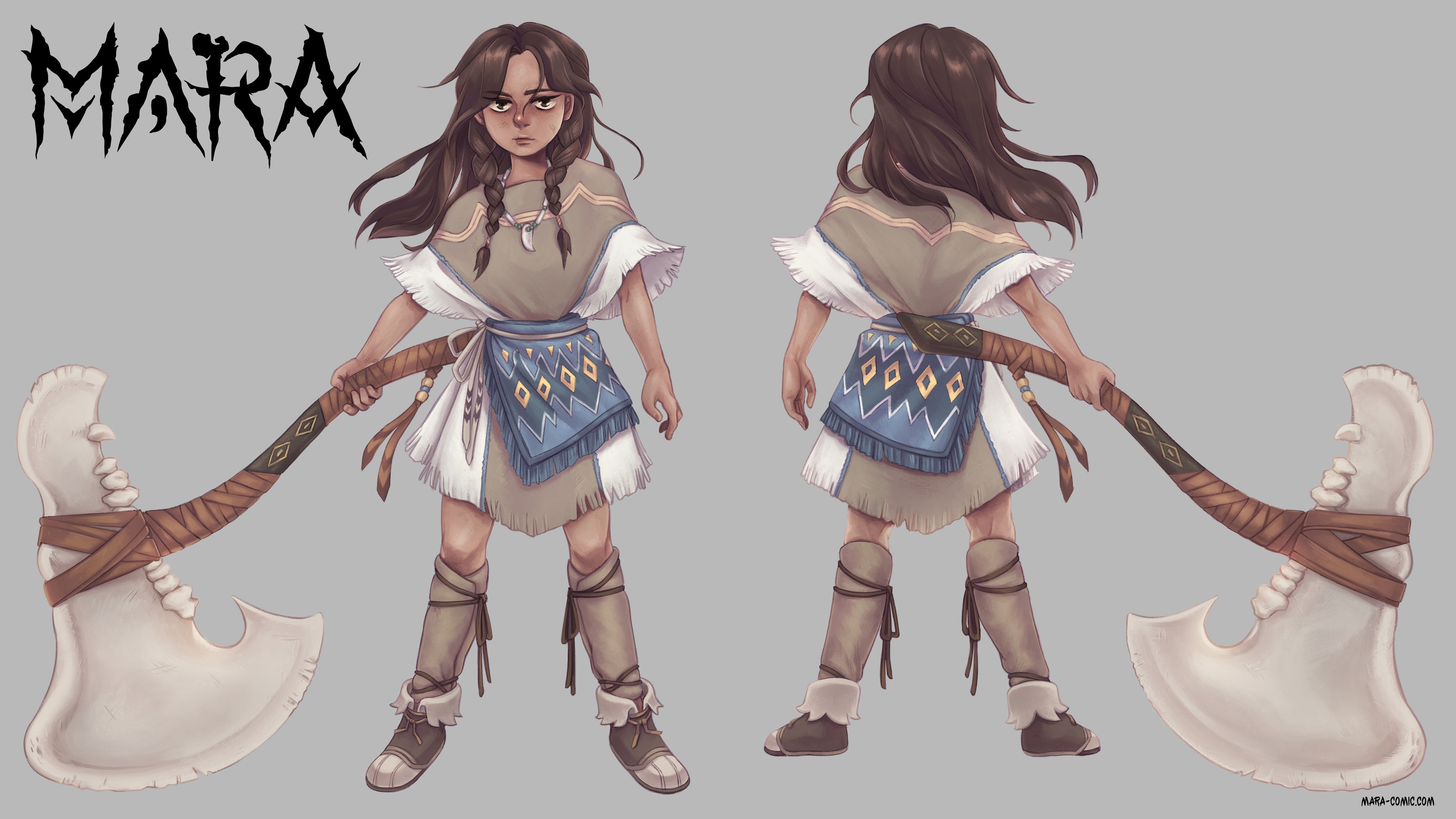 Mara from mara-comic.com HD Wallpaper