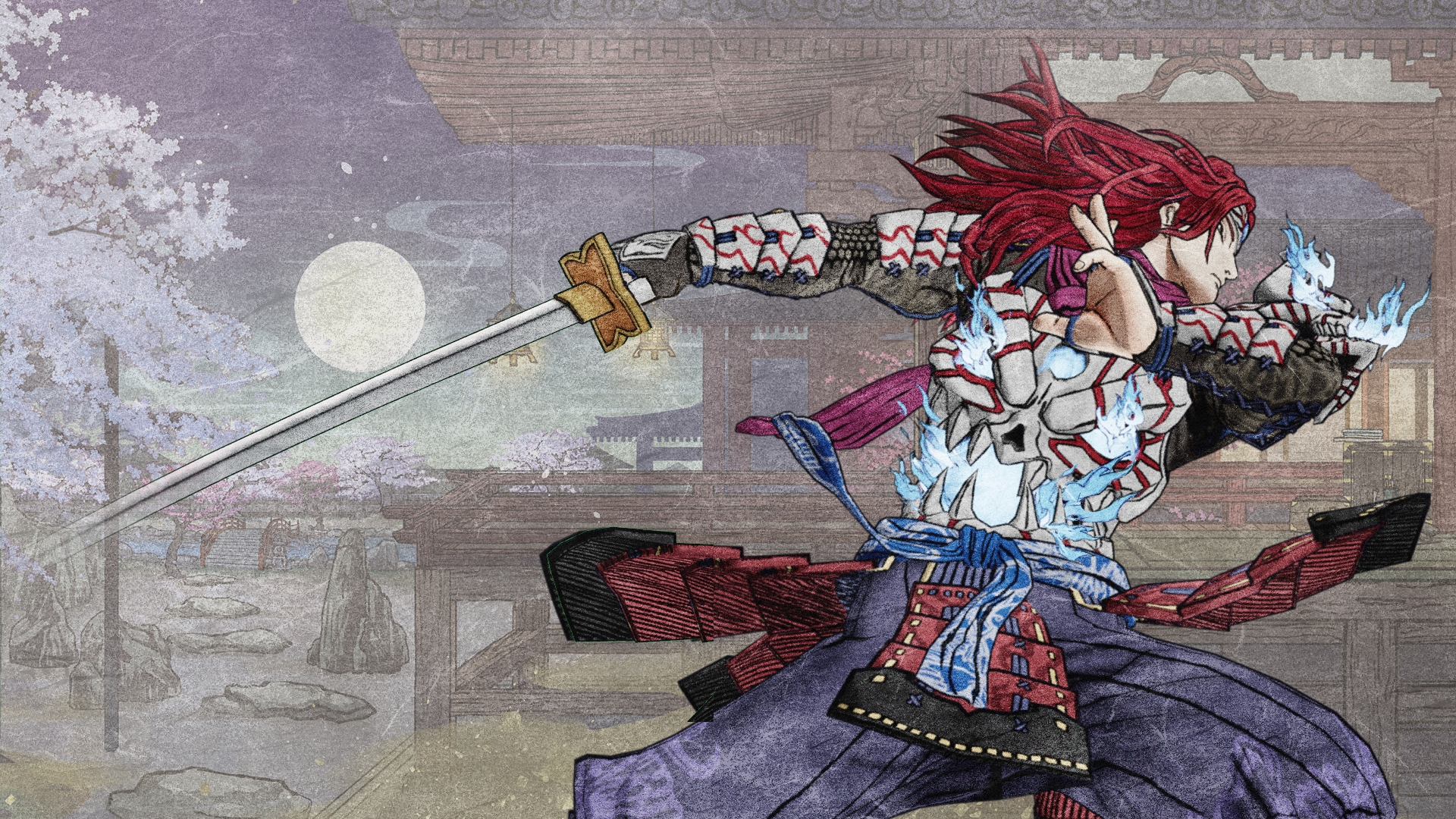 GetsuFumaDen: Undying Moon Samurai HD Wallpaper