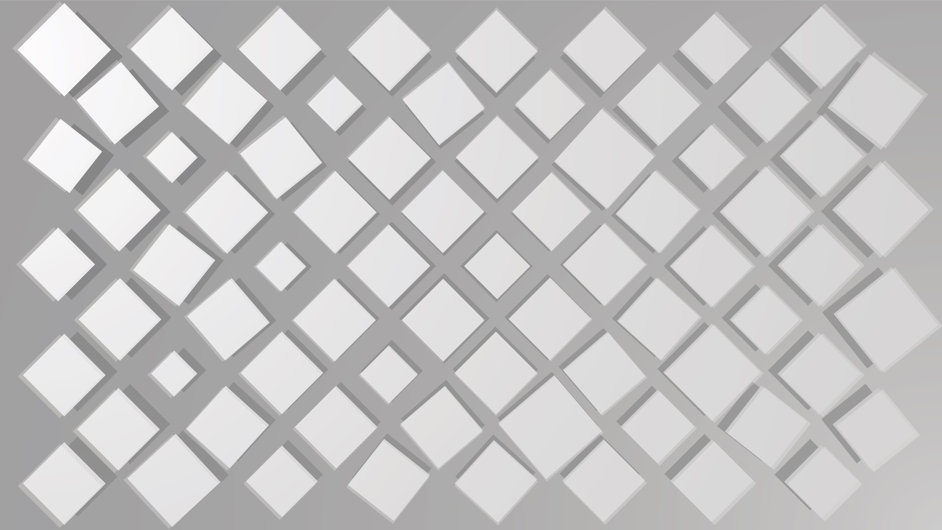 Abstract pattern of white squares on a gray background HD Wallpaper