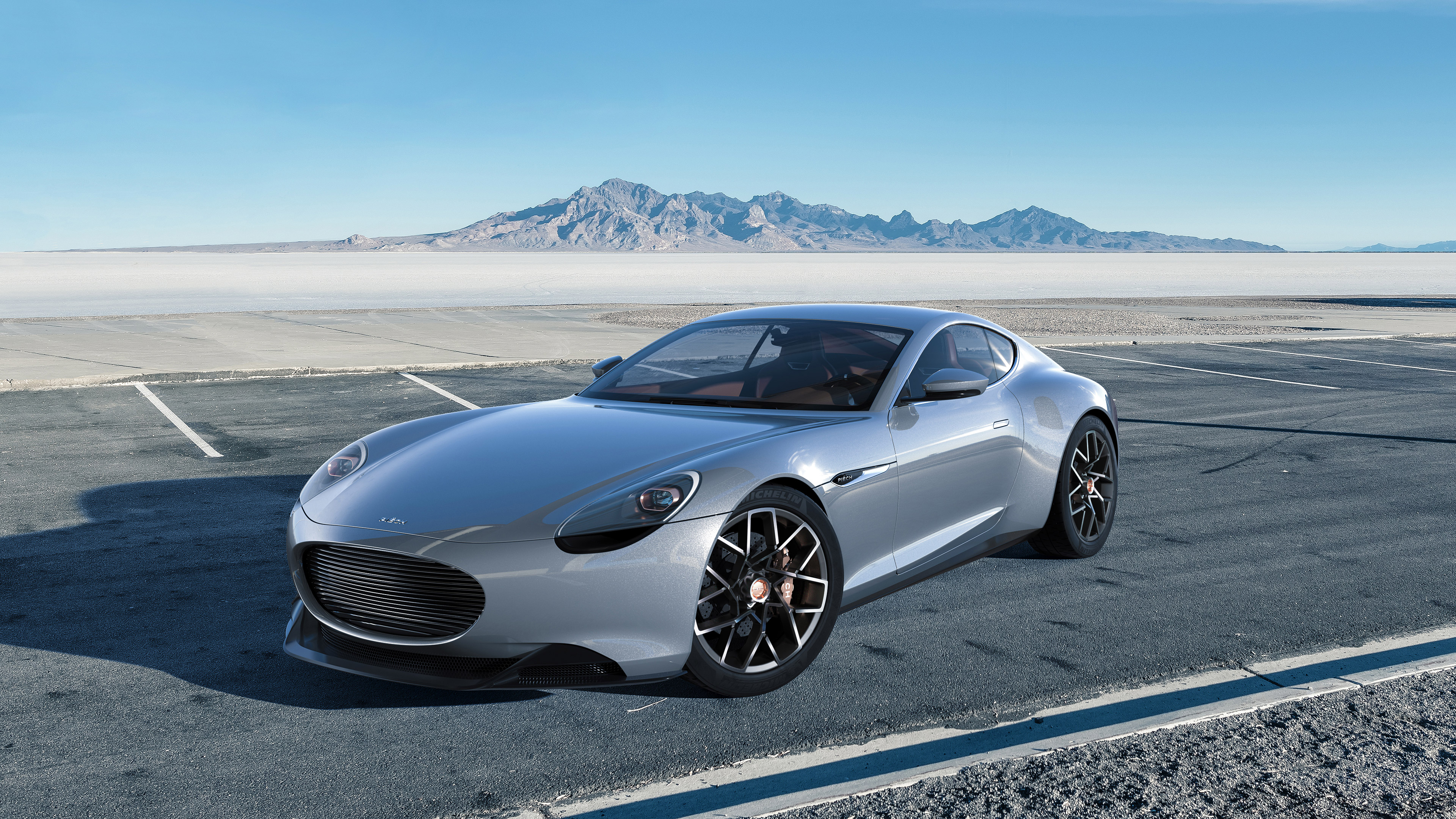 Piëch Mark Zero electric car on asphalt HD Wallpaper