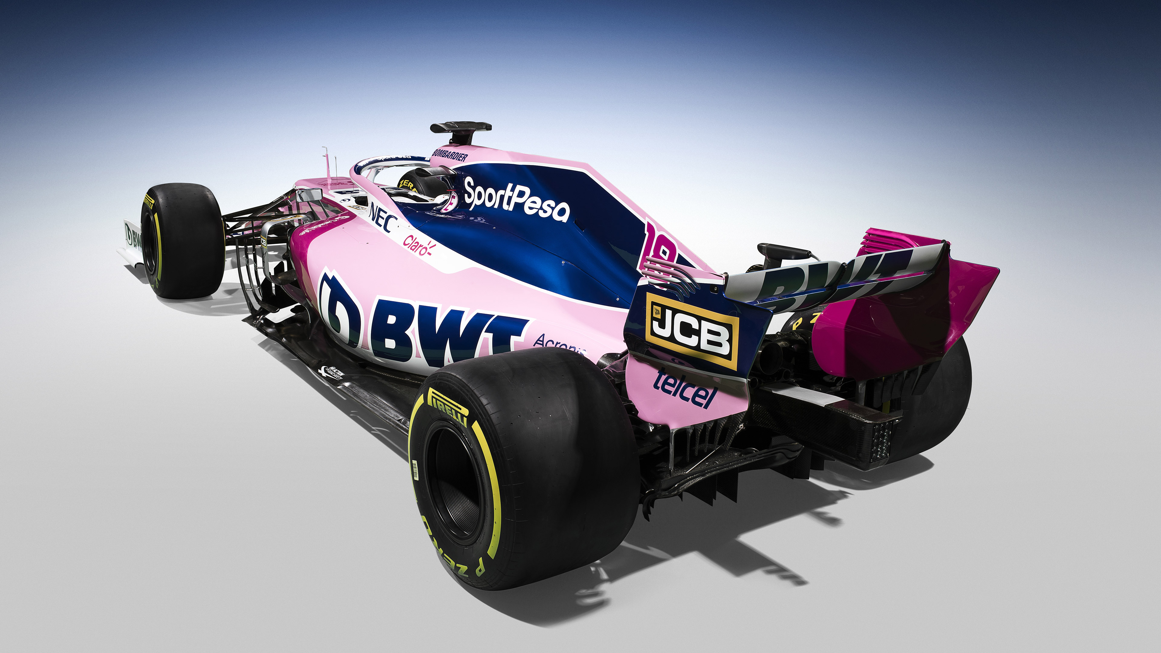 Formula 1 Car with BWT and SportPesa Livery HD Wallpaper