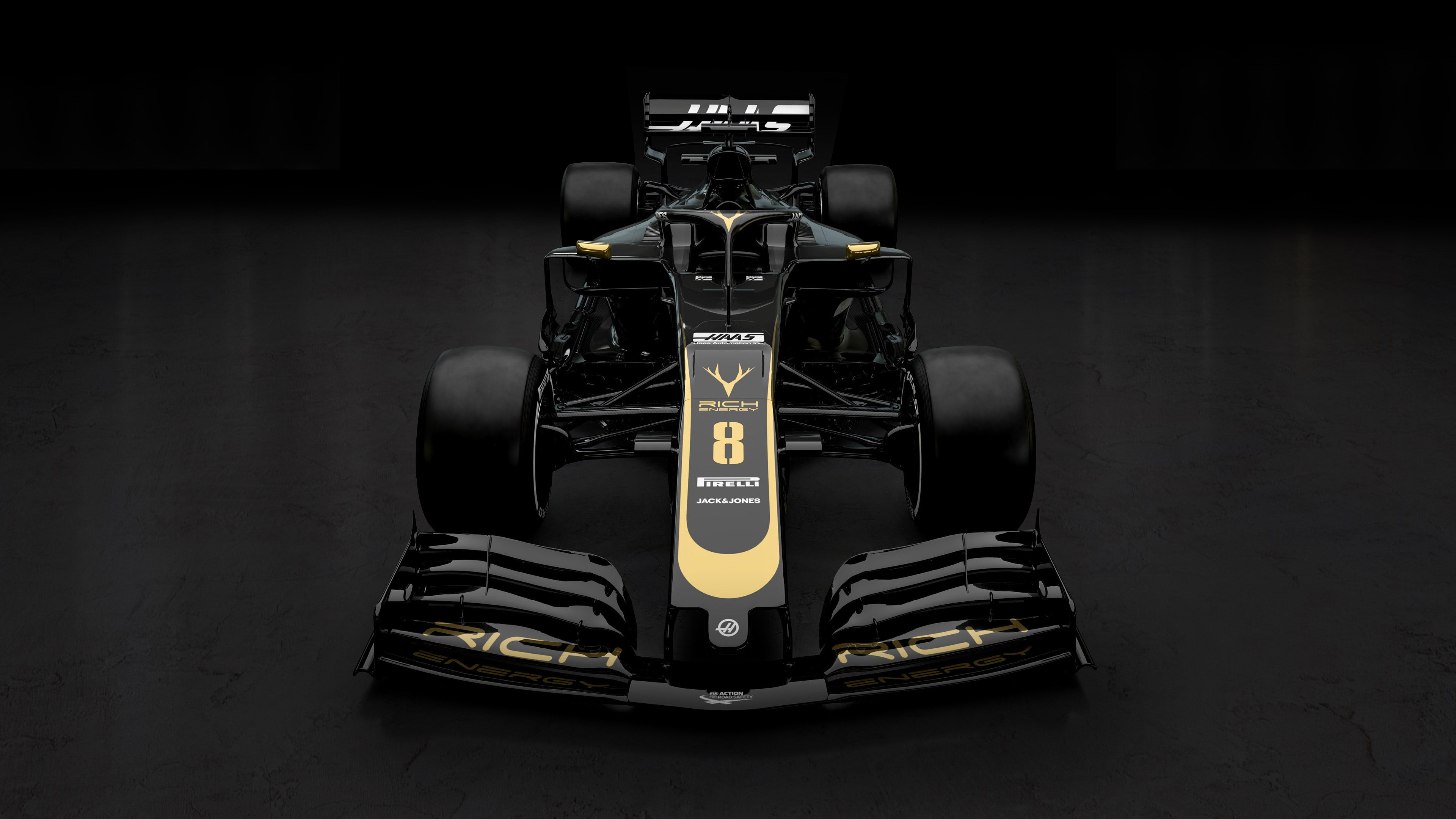 Haas VF-19 Formula 1 car HD Wallpaper
