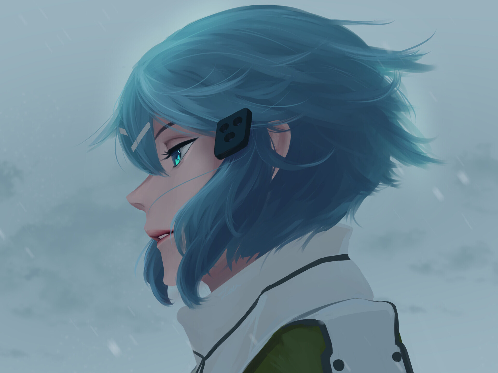 Shino Asada from Sword Art Online II HD Wallpaper