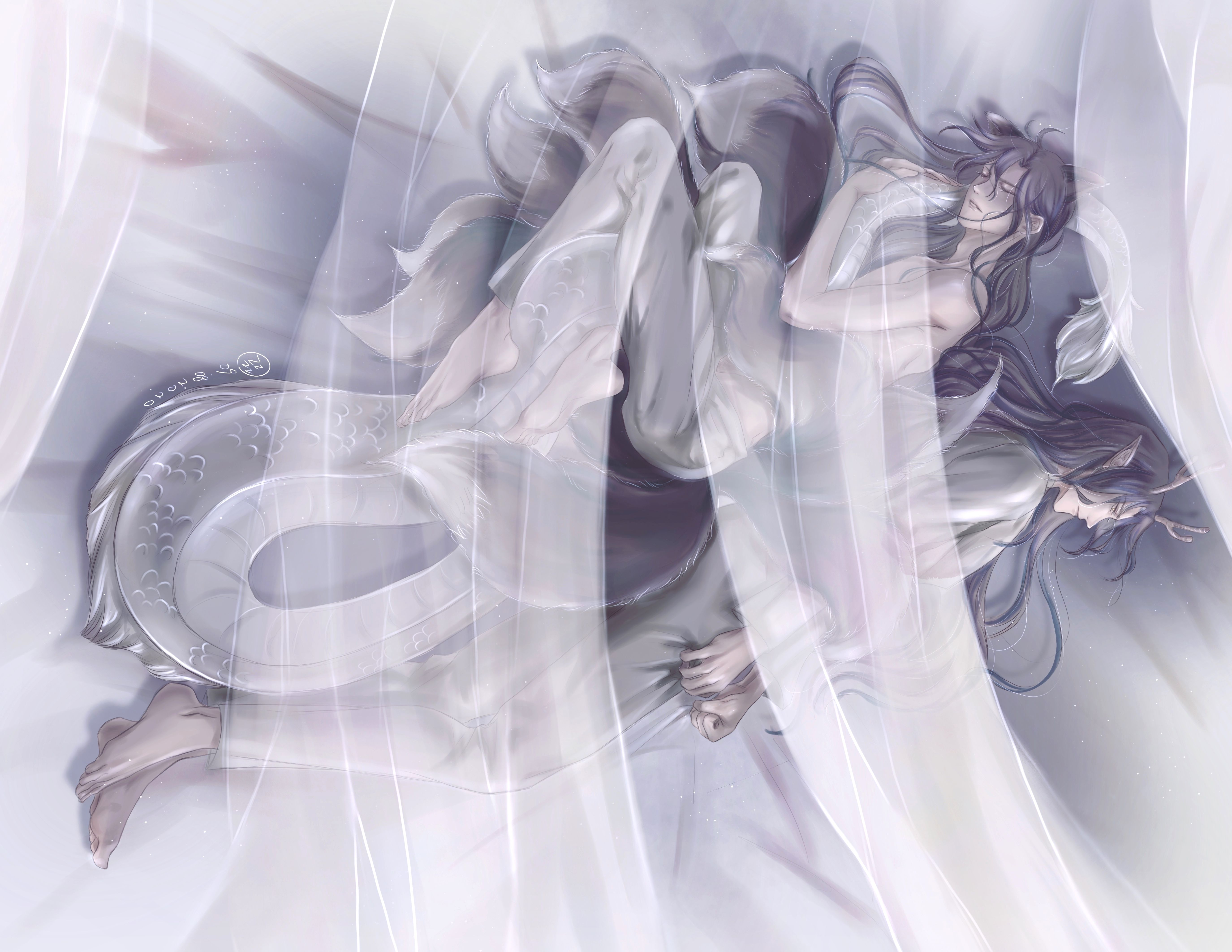 Mo Dao Zu Shi 4K Wei Ying and Lan Wangji Embrace HD Wallpaper